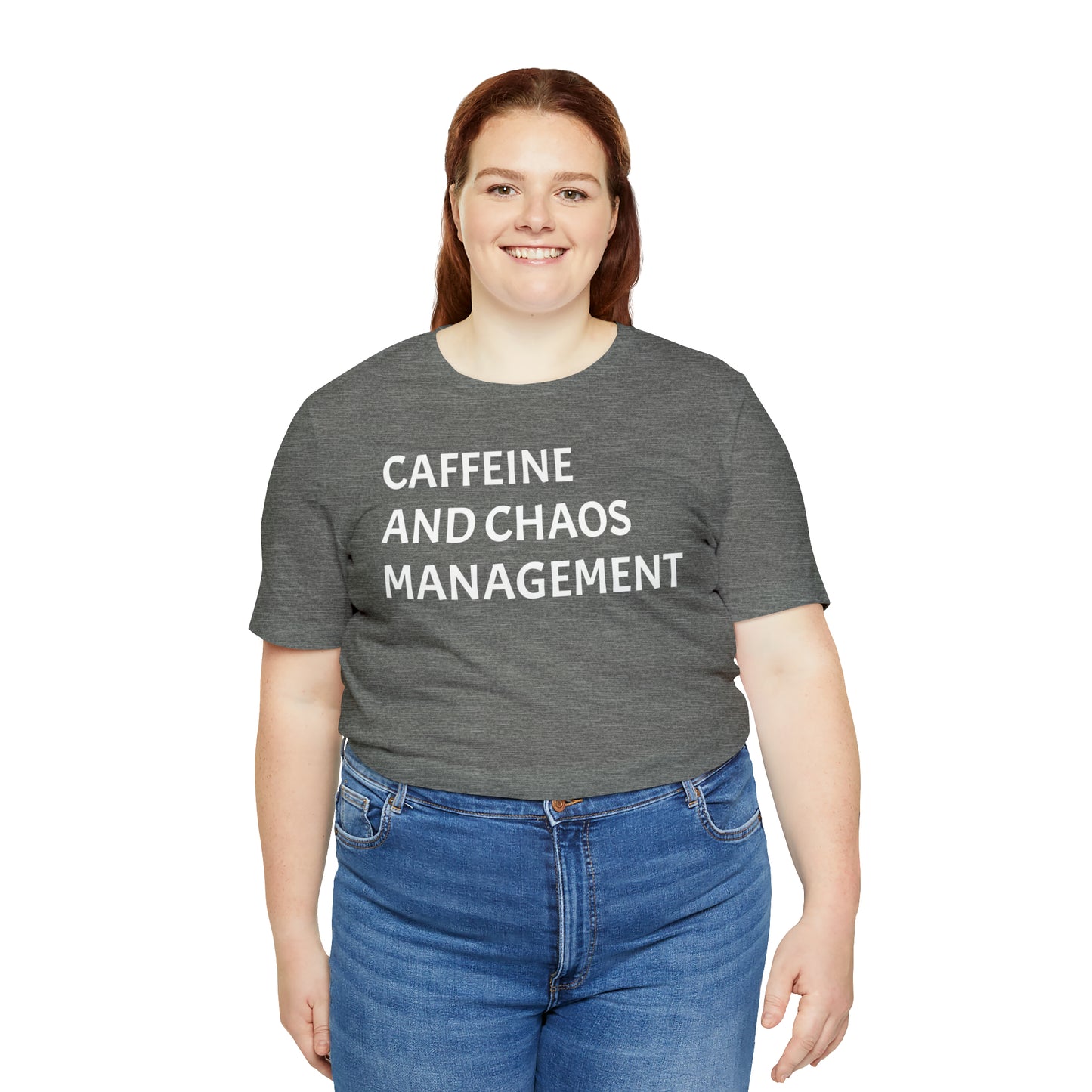 Caffeine and Chaos Shirt - T-Shirt - Cool Father’s Day Shirt - Funny Dad Shirt - Father Figure Shirt - Entrepreneur - Moms - Mothers - Parenting