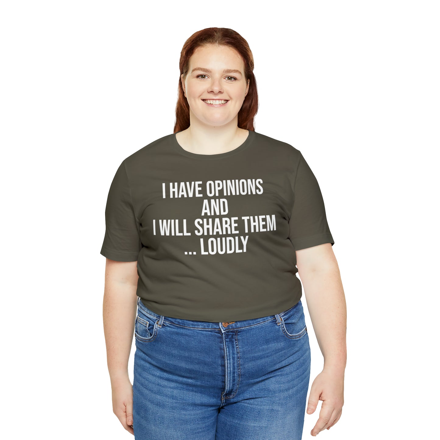 I Have Opinions and Will Share Them Loudly Shirt - T-Shirt - Cool Father’s Day Shirt - Funny Dad Shirt - Father Figure Shirt - Entrepreneur - Parenting - Mom - Mothers