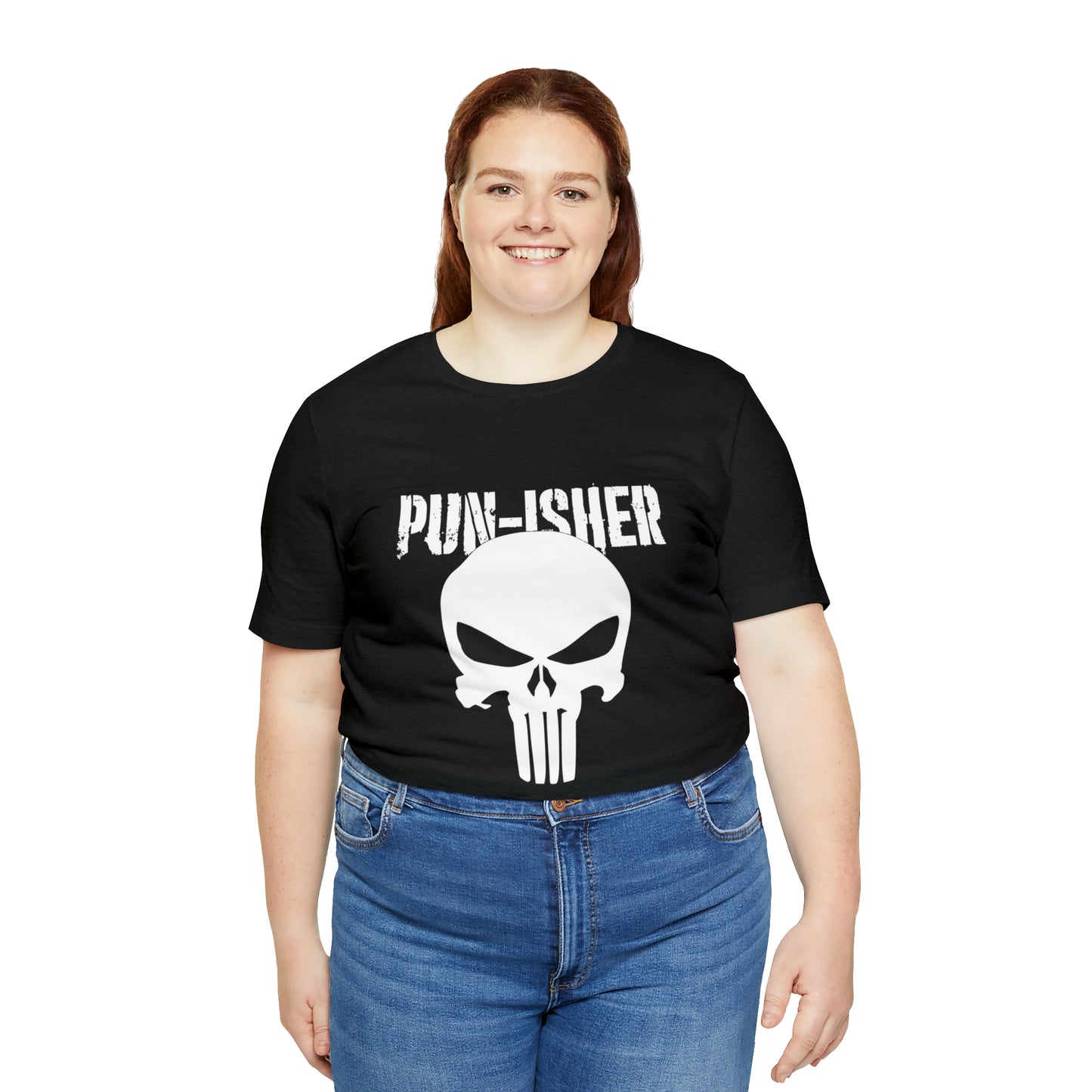 Pun-Isher Punisher Pun Dad Shirt - T-Shirt - Cool Father’s Day Shirt - Funny Dad Shirt - Father Figure Shirt