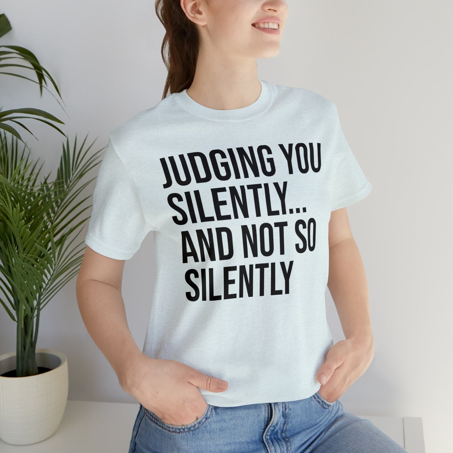 Judging You Silently Shirt - T-Shirt - Cool Father’s Day Shirt - Funny Dad Shirt - Father Figure Shirt - Entrepreneur - Parenting