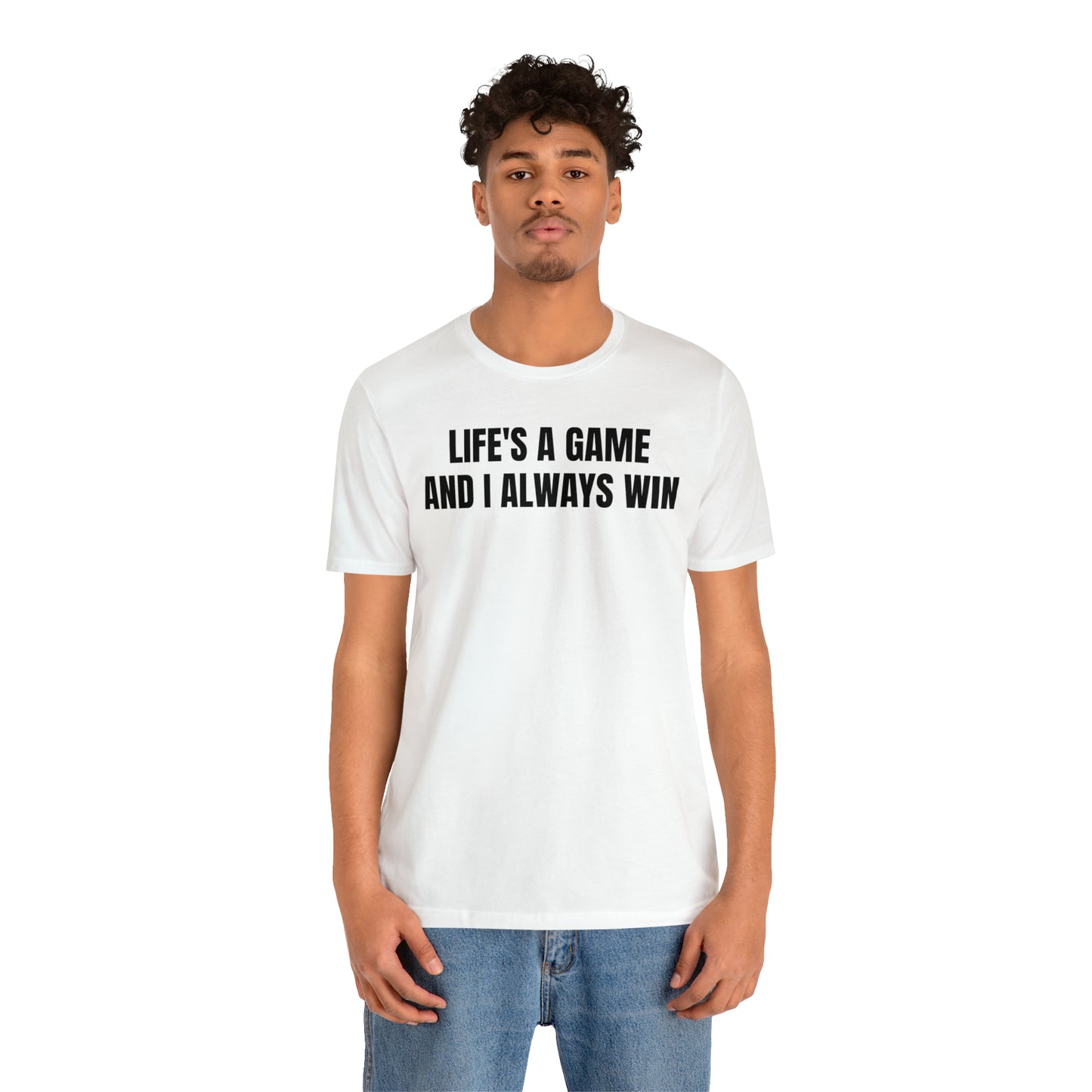 Life's A Game I Always Win Shirt - T-Shirt - Cool Father’s Day Shirt - Funny Dad Shirt - Father Figure Shirt - Entrepreneur - Parenting