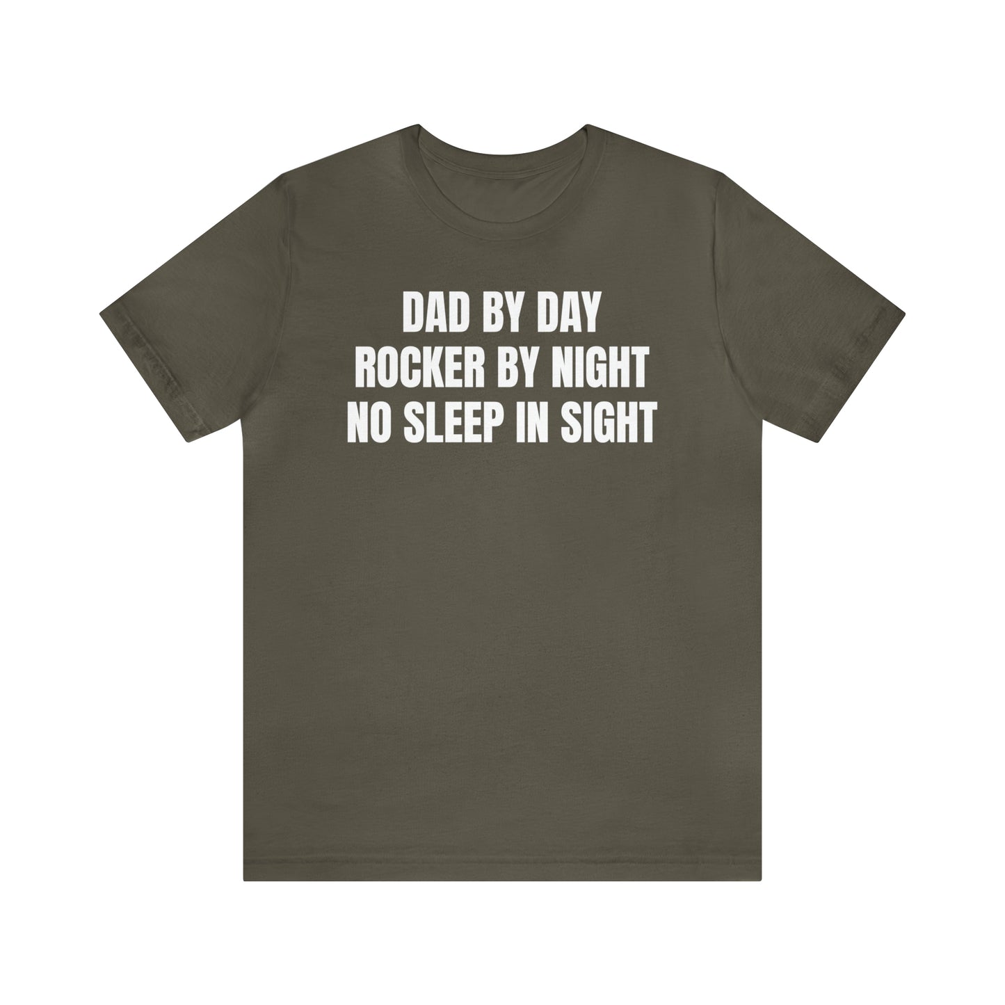 Dad by Day Rocker by Night - T-Shirt - Cool Father’s Day Shirt - Funny Dad Shirt - Father Figure Shirt - Parenting - Entrepreneur