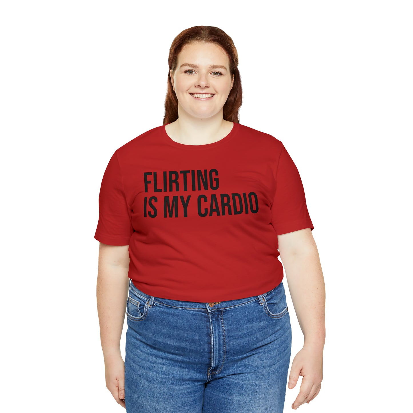 Flirting is My Cardio Shirt - T-Shirt - Cool Father’s Day Shirt - Funny Dad Shirt - Father Figure Shirt - Entrepreneur - Parenting - Mom - Mothers