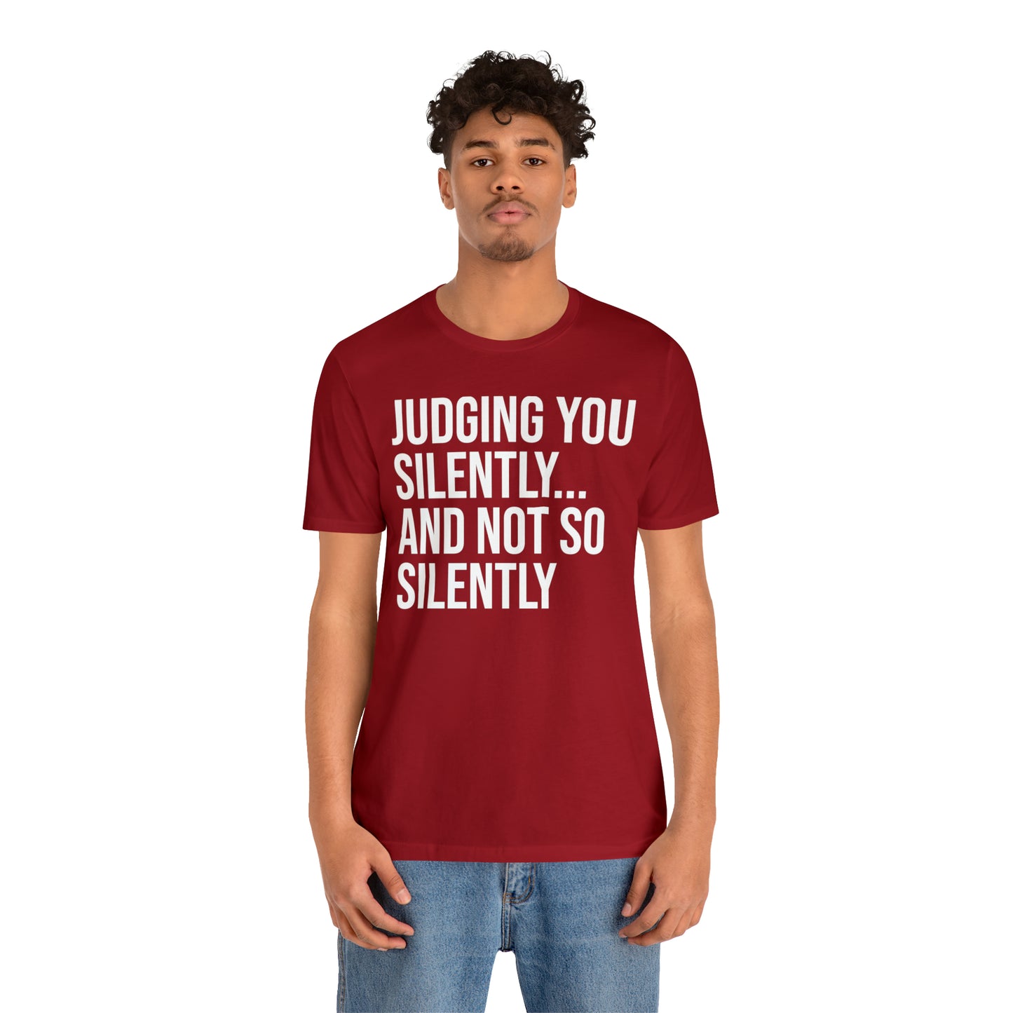 Judging You Silently Shirt - T-Shirt - Cool Father’s Day Shirt - Funny Dad Shirt - Father Figure Shirt - Entrepreneur - Parenting