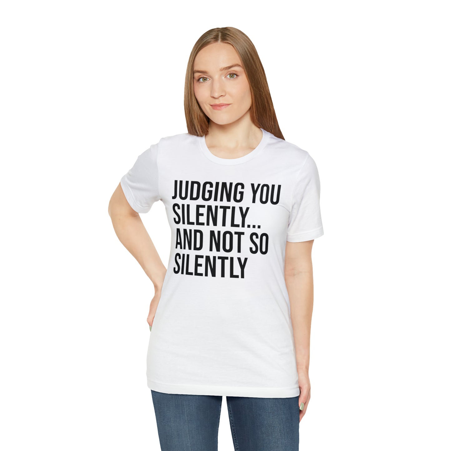 Judging You Silently Shirt - T-Shirt - Cool Father’s Day Shirt - Funny Dad Shirt - Father Figure Shirt - Entrepreneur - Parenting