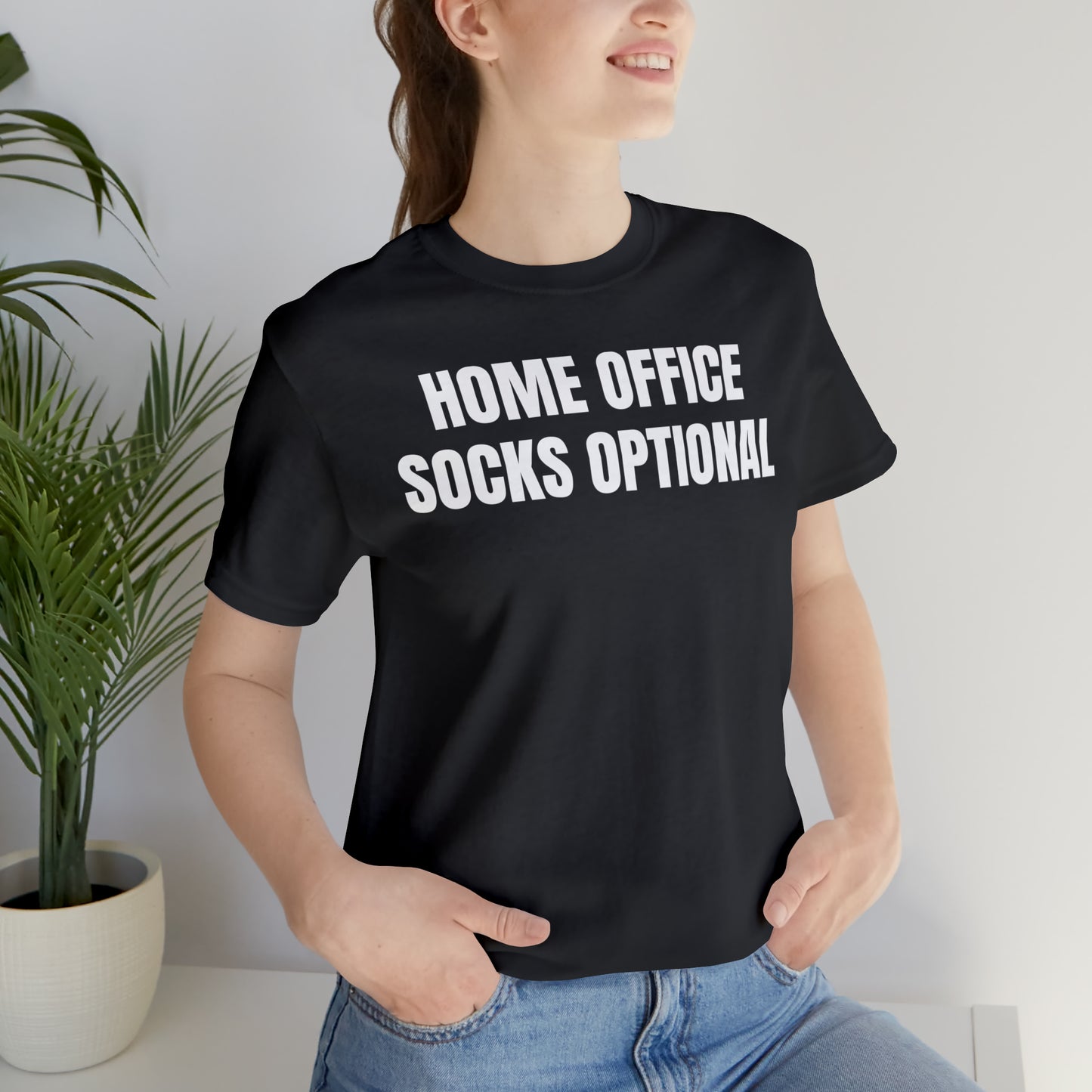 Home Office Socks Optional Dad Shirt - T-Shirt - Cool Father’s Day Shirt - Funny Dad Shirt - Father Figure Shirt - Mom - Mothers - Entrepreneur