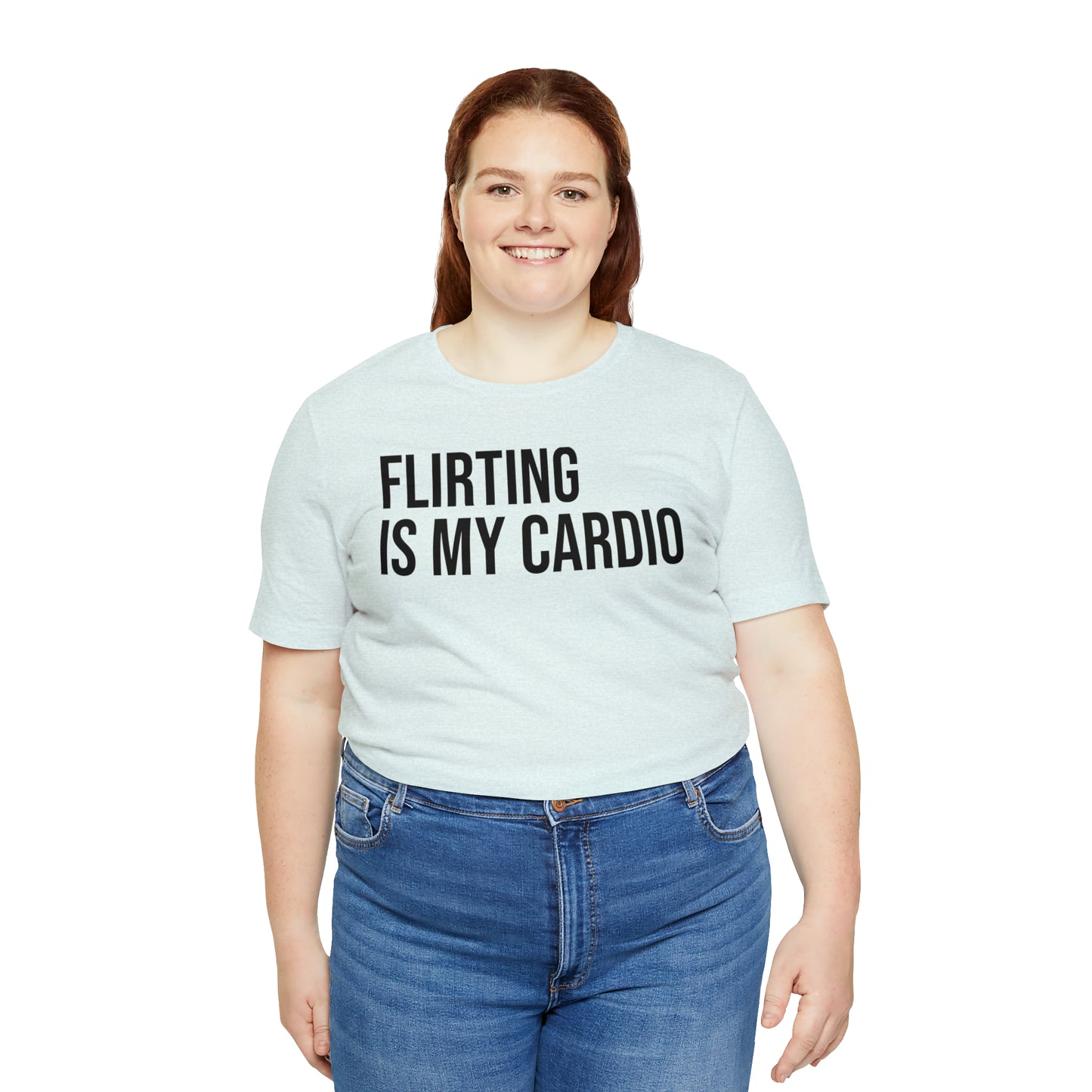 Flirting is My Cardio Shirt - T-Shirt - Cool Father’s Day Shirt - Funny Dad Shirt - Father Figure Shirt - Entrepreneur - Parenting - Mom - Mothers