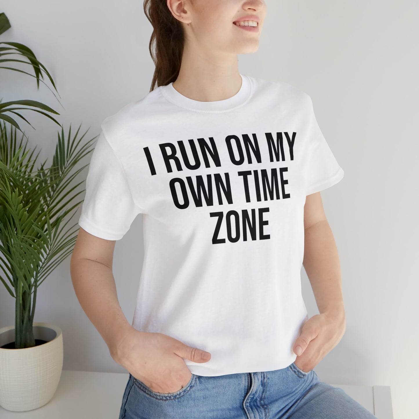 I Run On My Own Time Zone Shirt - T-Shirt - Cool Father’s Day Shirt - Funny Dad Shirt - Father Figure Shirt - Entrepreneur - Parenting