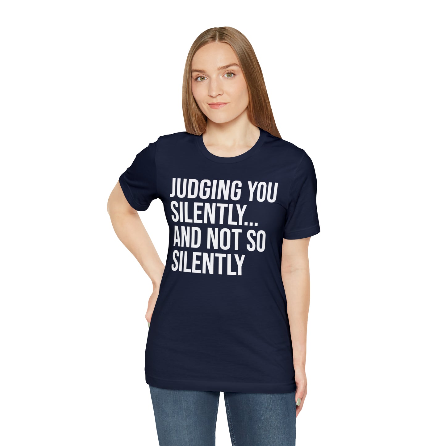 Judging You Silently Shirt - T-Shirt - Cool Father’s Day Shirt - Funny Dad Shirt - Father Figure Shirt - Entrepreneur - Parenting