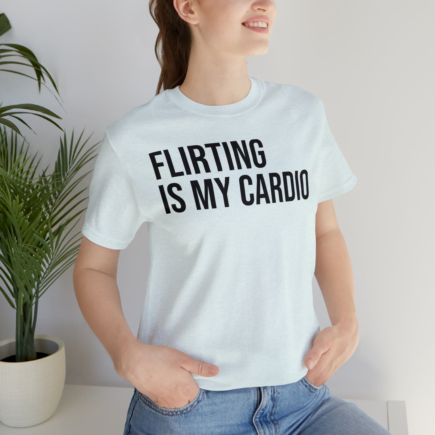 Flirting is My Cardio Shirt - T-Shirt - Cool Father’s Day Shirt - Funny Dad Shirt - Father Figure Shirt - Entrepreneur - Parenting - Mom - Mothers