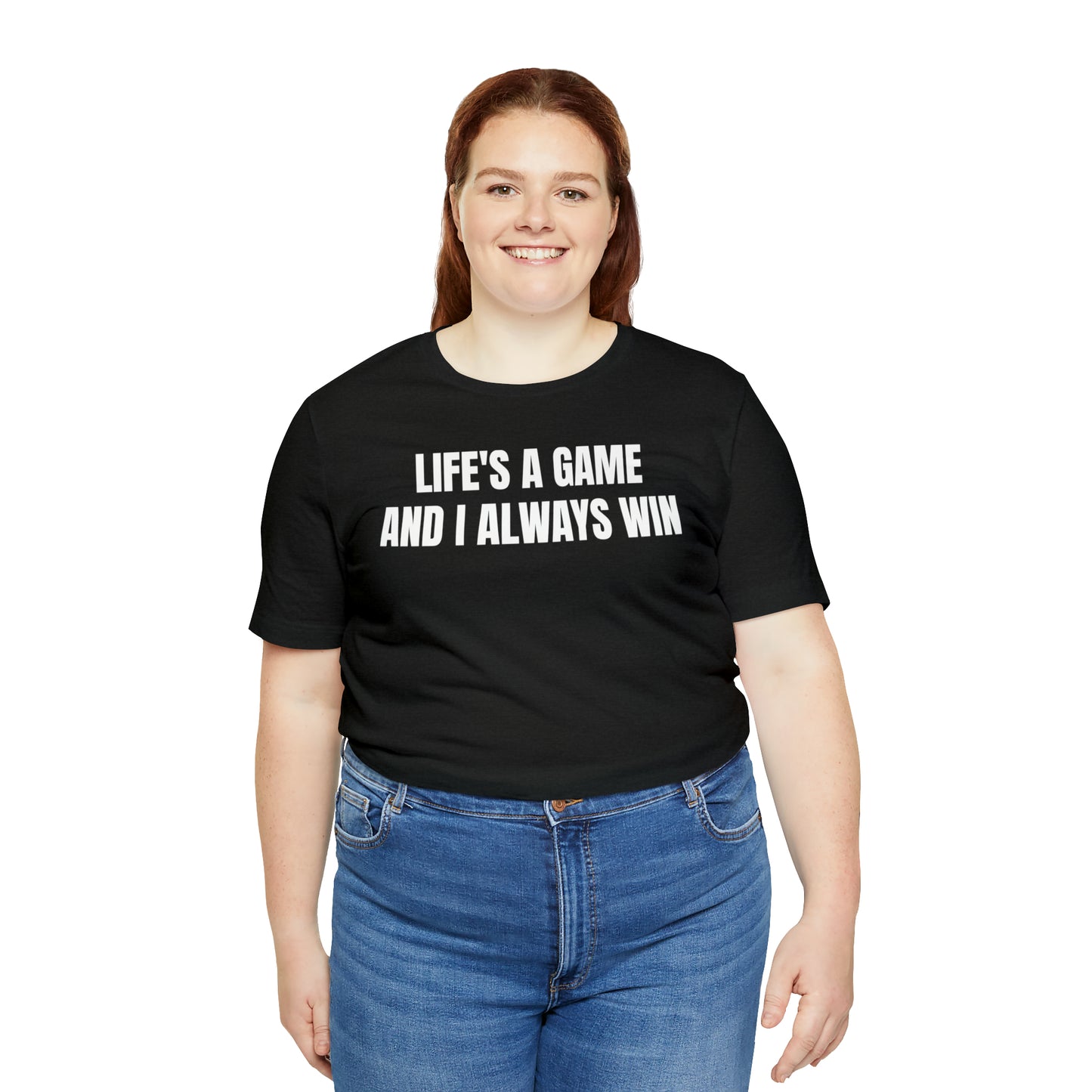 Life's A Game I Always Win Shirt - T-Shirt - Cool Father’s Day Shirt - Funny Dad Shirt - Father Figure Shirt - Entrepreneur - Parenting