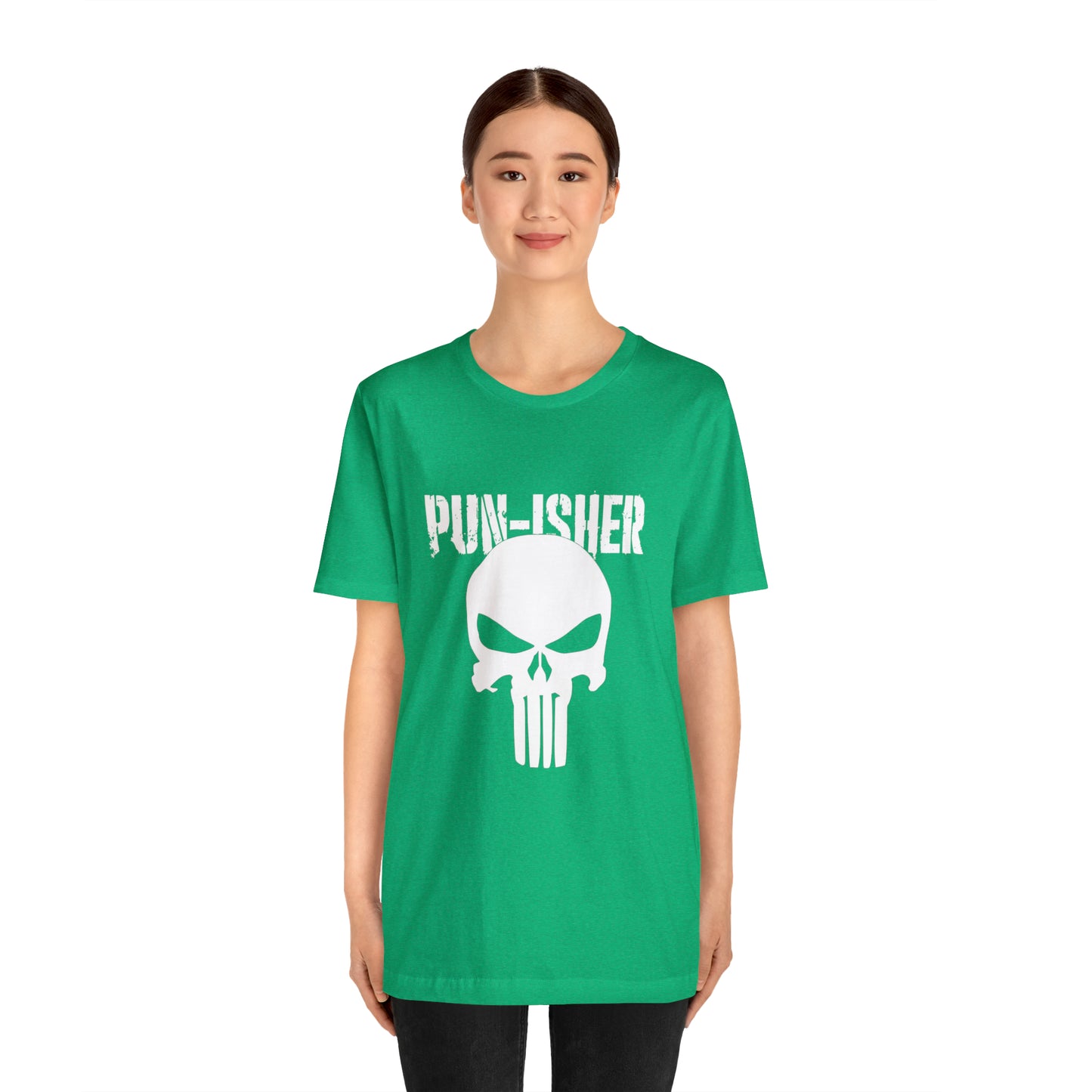 Pun-Isher Punisher Pun Dad Shirt - T-Shirt - Cool Father’s Day Shirt - Funny Dad Shirt - Father Figure Shirt