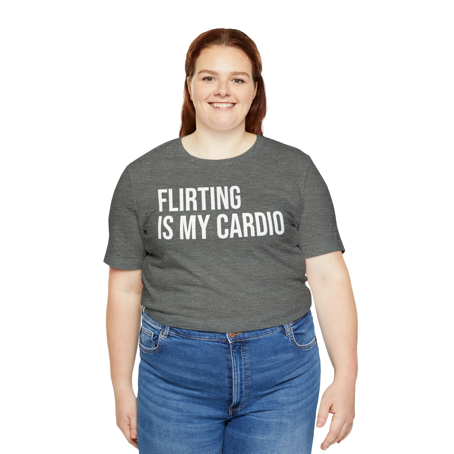 Flirting is My Cardio Shirt - T-Shirt - Cool Father’s Day Shirt - Funny Dad Shirt - Father Figure Shirt - Entrepreneur - Parenting - Mom - Mothers