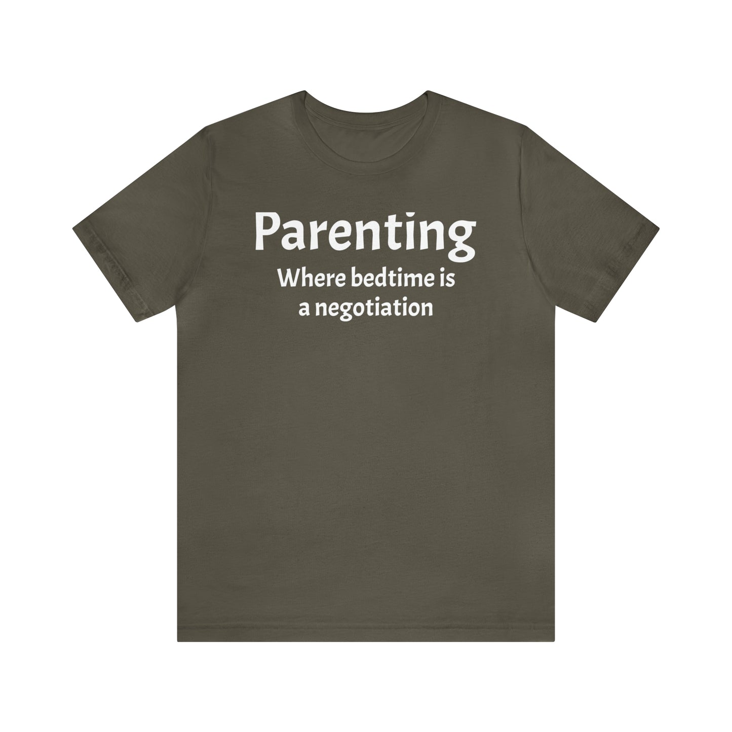 Parenting Bedtime Negotiation - T-Shirt - Cool Father’s Day Shirt - Funny Dad Shirt - Father Figure Shirt - Moms - Mothers - Parenting