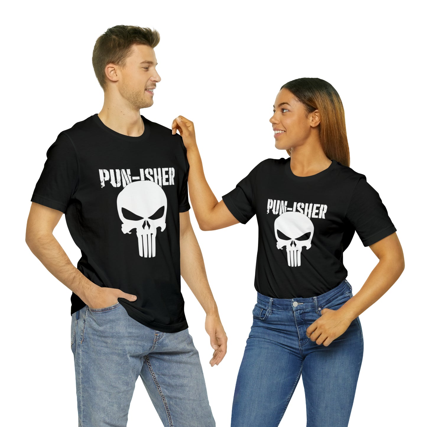 Pun-Isher Punisher Pun Dad Shirt - T-Shirt - Cool Father’s Day Shirt - Funny Dad Shirt - Father Figure Shirt