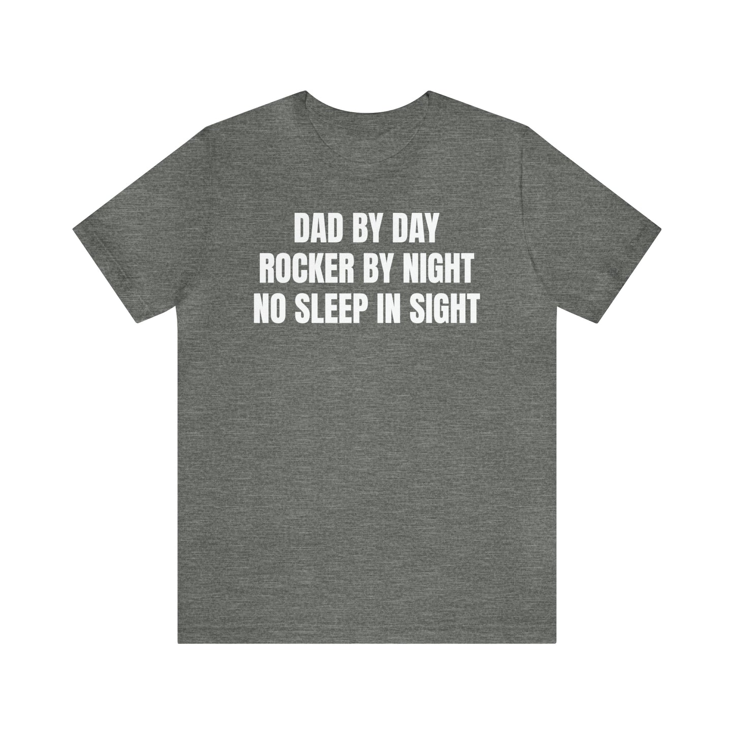 Dad by Day Rocker by Night - T-Shirt - Cool Father’s Day Shirt - Funny Dad Shirt - Father Figure Shirt - Parenting - Entrepreneur