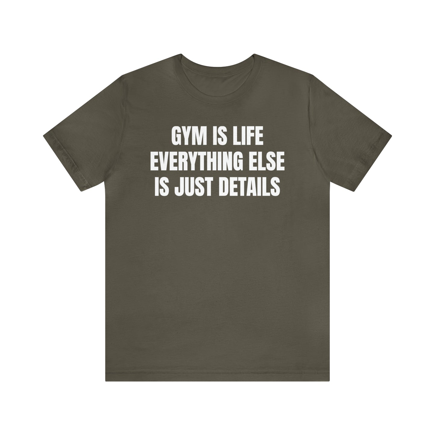 Gym Is Life Shirt - T-Shirt - Cool Father’s Day Shirt - Funny Dad Shirt - Father Figure Shirt - Entrepreneur - Parenting - Mom - Mothers