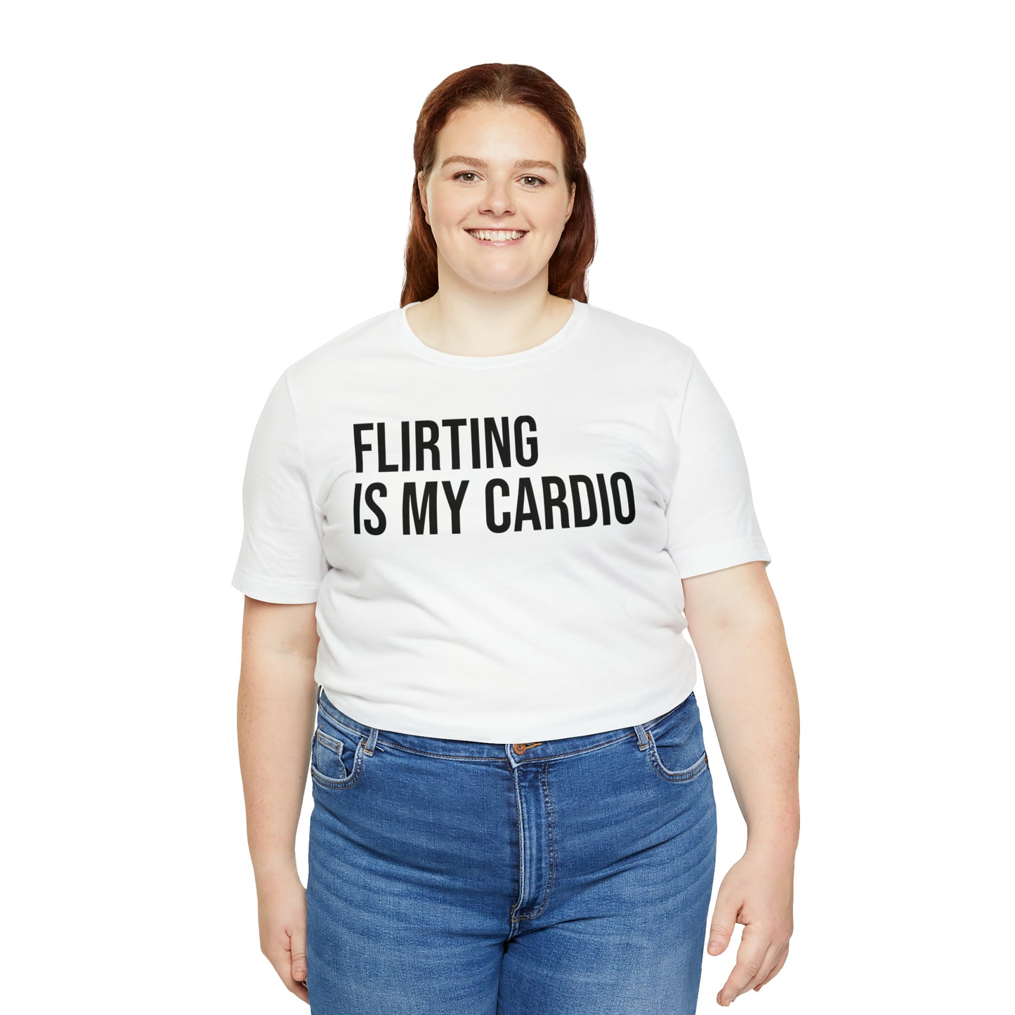 Flirting is My Cardio Shirt - T-Shirt - Cool Father’s Day Shirt - Funny Dad Shirt - Father Figure Shirt - Entrepreneur - Parenting - Mom - Mothers