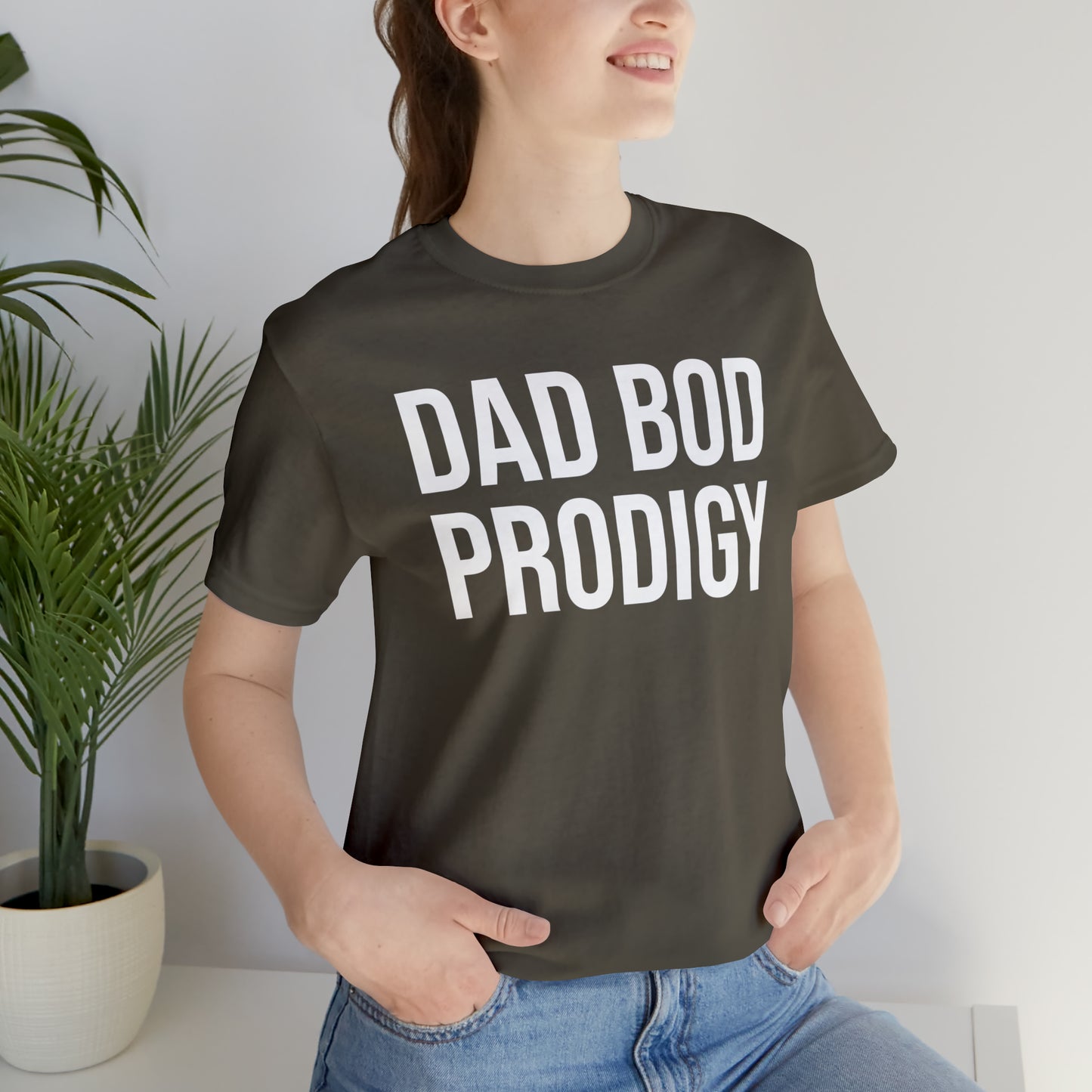 Dad Bod Prodigy Dad Shirt - T-Shirt - Cool Father’s Day Shirt - Funny Dad Shirt - Father Figure Shirt