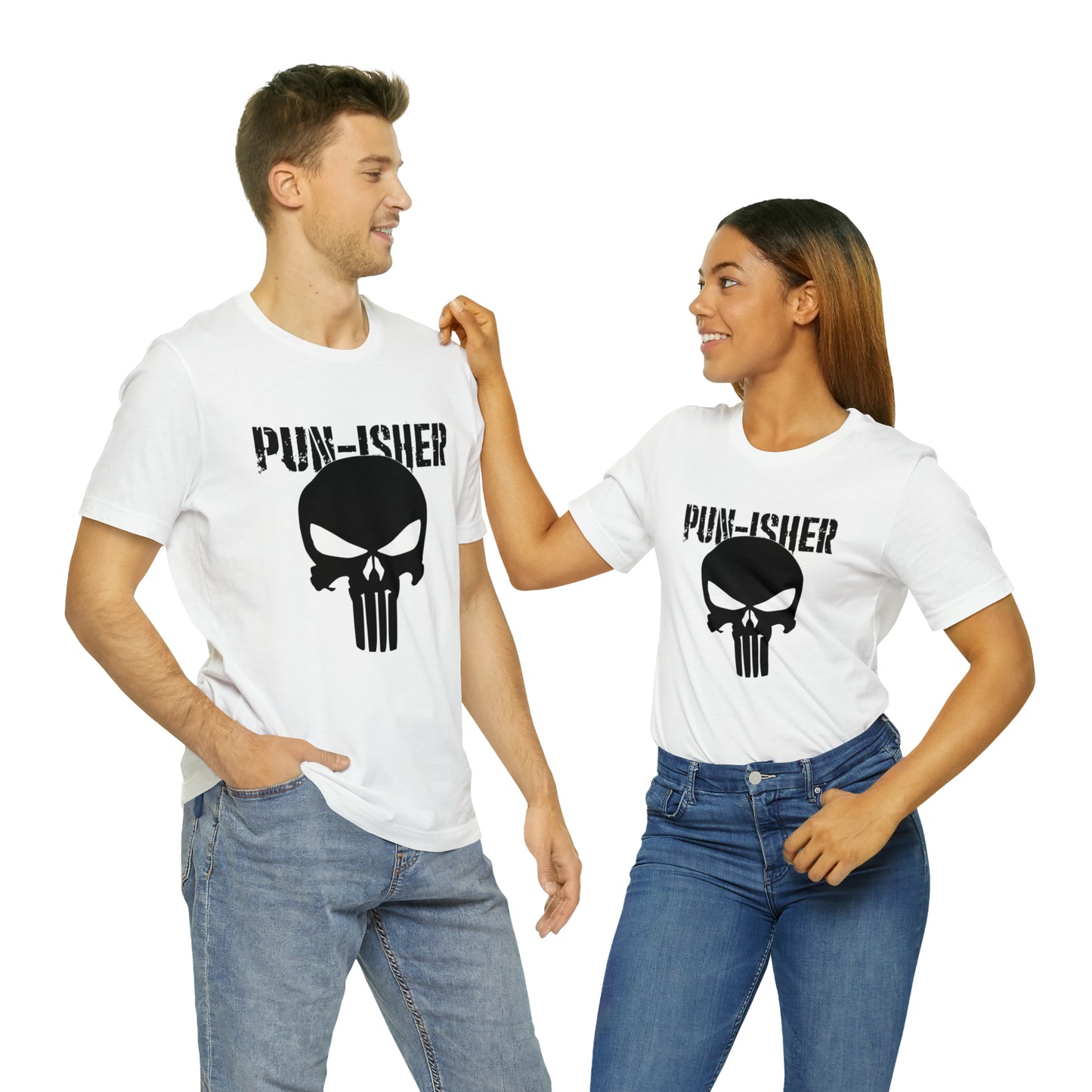 Pun-Isher Punisher Pun Dad Shirt - T-Shirt - Cool Father’s Day Shirt - Funny Dad Shirt - Father Figure Shirt