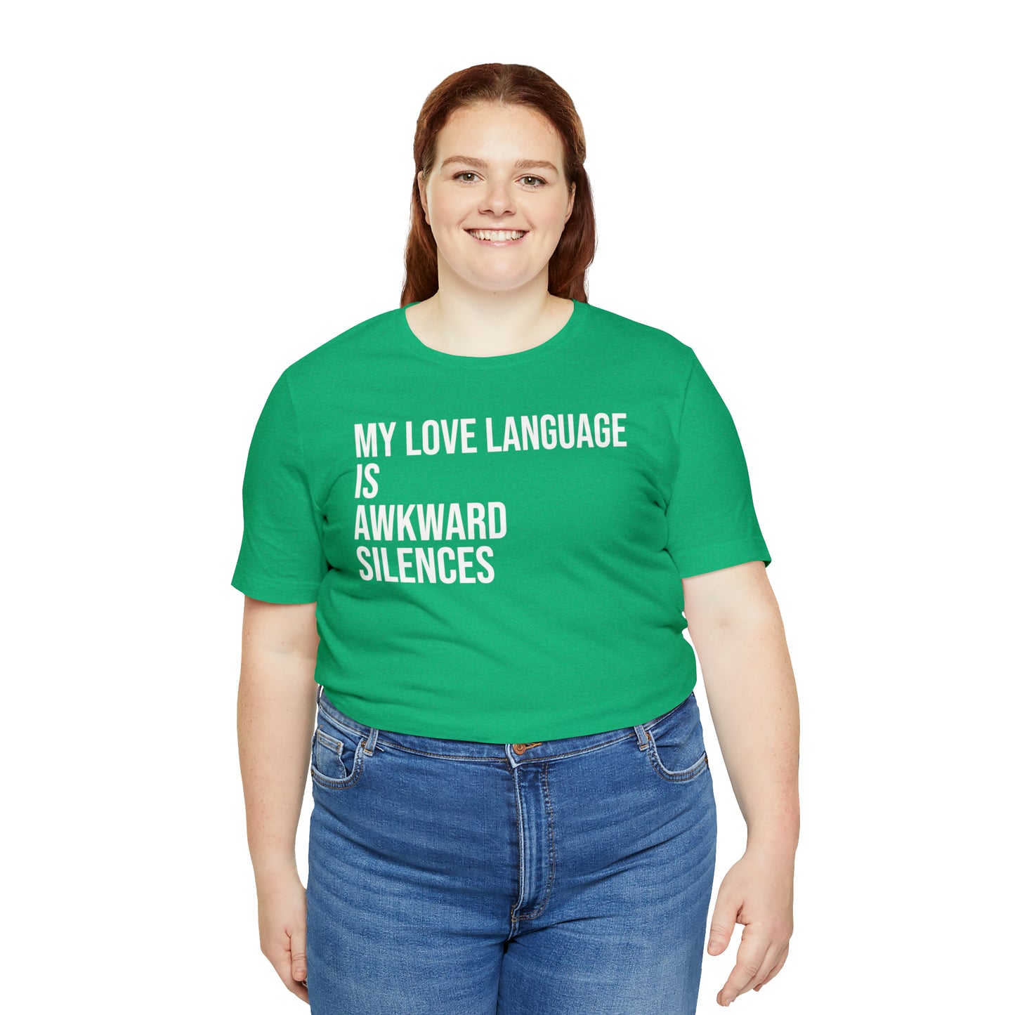 My Love Language Is Awkward Silences Shirt - T-Shirt - Cool Father’s Day Shirt - Funny Dad Shirt - Father Figure Shirt - Entrepreneur - Parenting