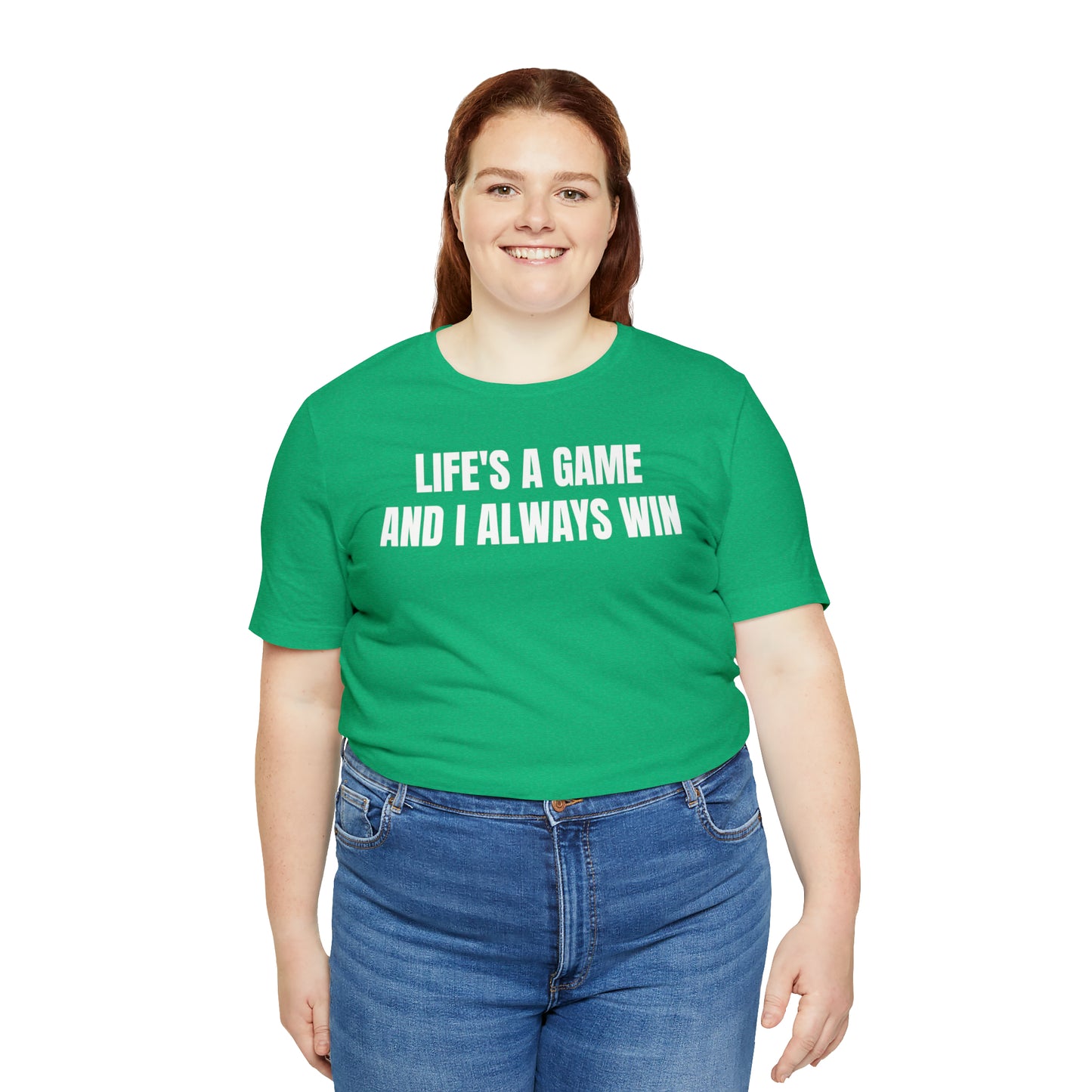 Life's A Game I Always Win Shirt - T-Shirt - Cool Father’s Day Shirt - Funny Dad Shirt - Father Figure Shirt - Entrepreneur - Parenting