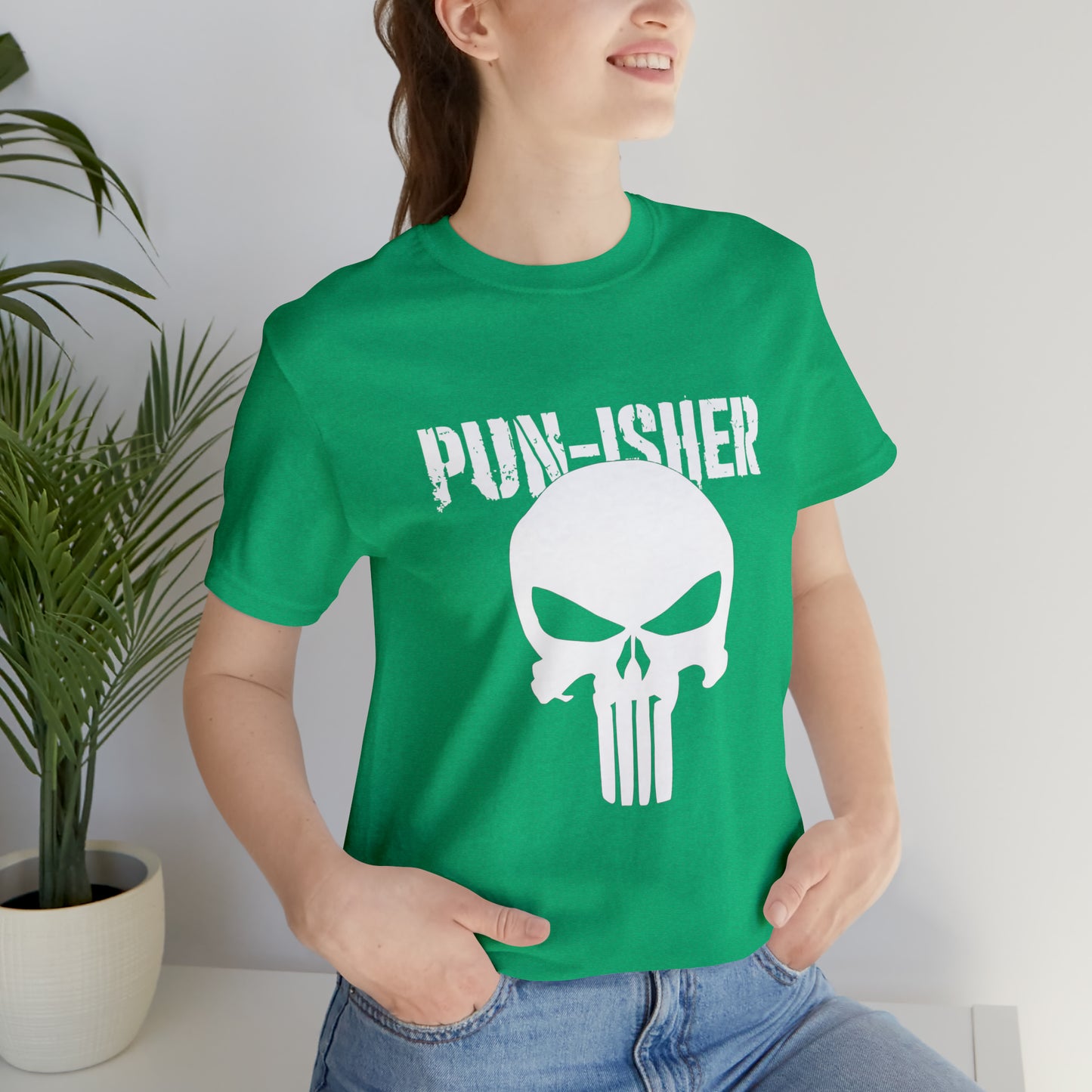 Pun-Isher Punisher Pun Dad Shirt - T-Shirt - Cool Father’s Day Shirt - Funny Dad Shirt - Father Figure Shirt