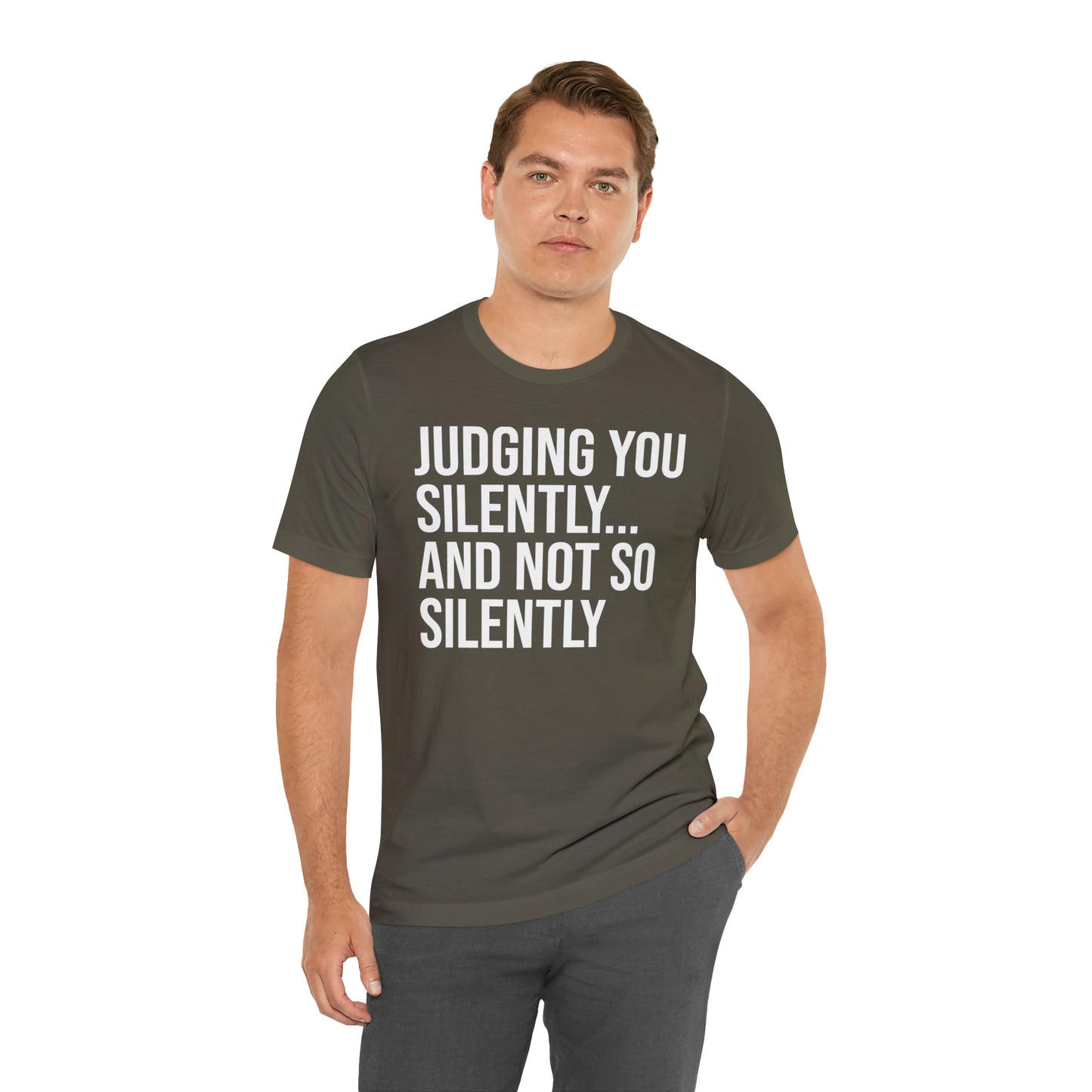 Judging You Silently Shirt - T-Shirt - Cool Father’s Day Shirt - Funny Dad Shirt - Father Figure Shirt - Entrepreneur - Parenting