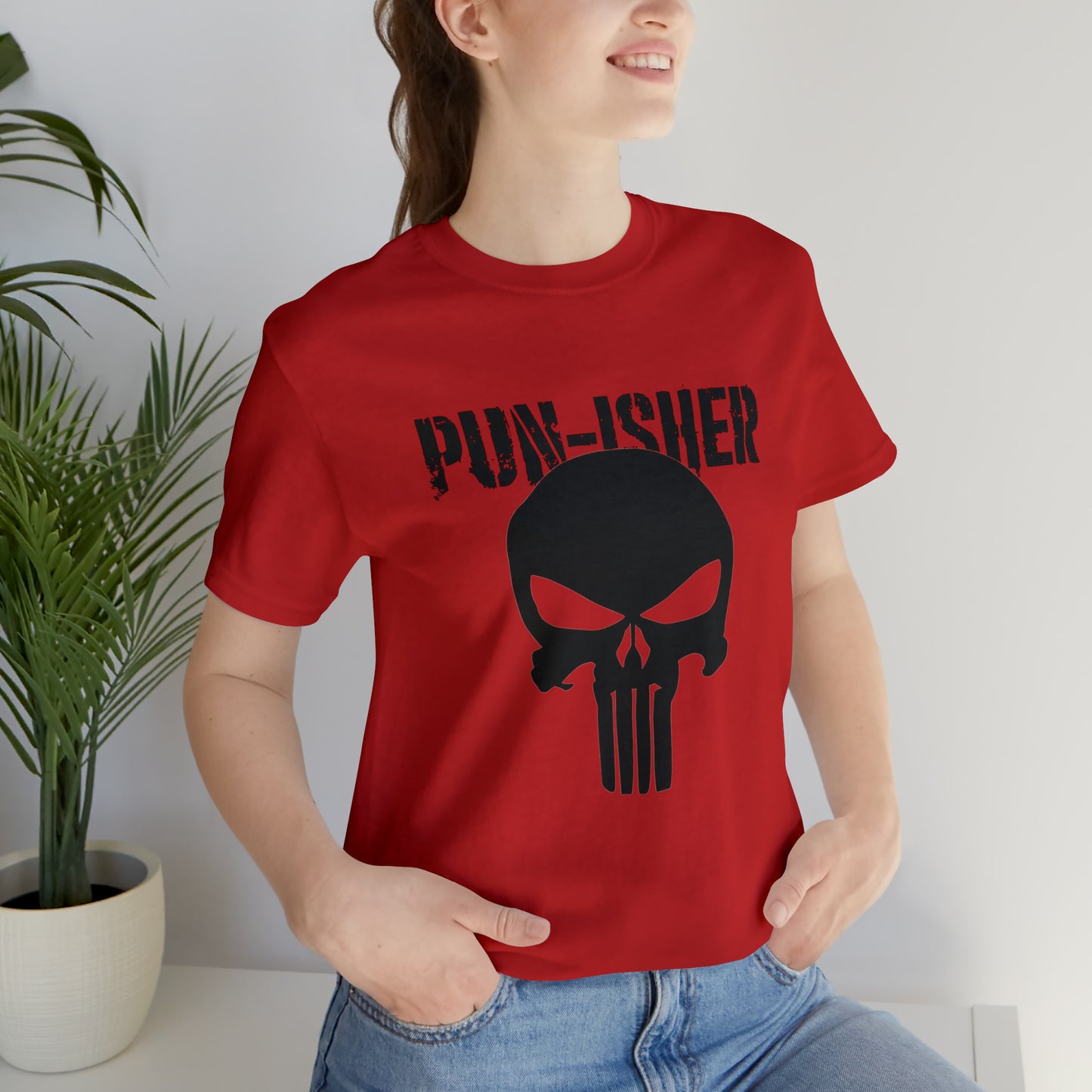 Pun-Isher Punisher Pun Dad Shirt - T-Shirt - Cool Father’s Day Shirt - Funny Dad Shirt - Father Figure Shirt