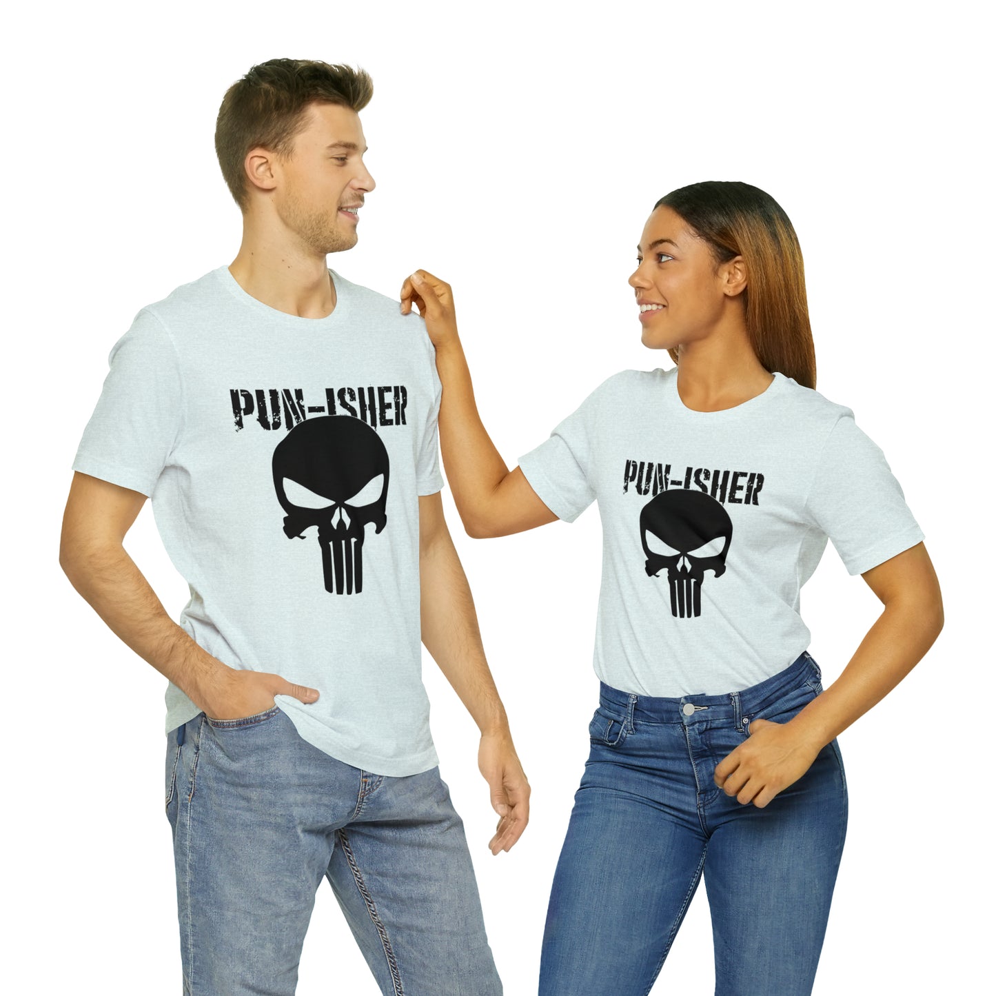 Pun-Isher Punisher Pun Dad Shirt - T-Shirt - Cool Father’s Day Shirt - Funny Dad Shirt - Father Figure Shirt