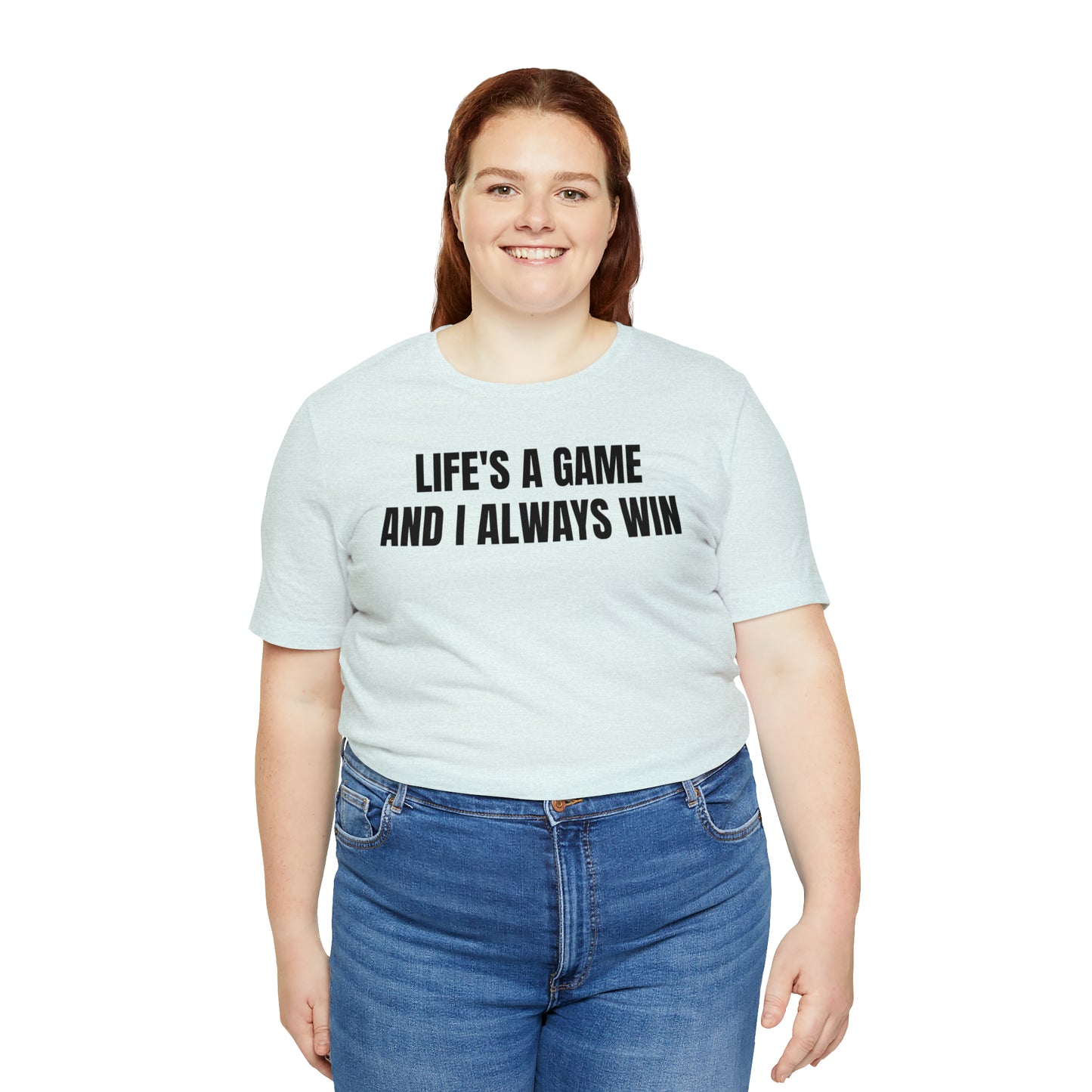 Life's A Game I Always Win Shirt - T-Shirt - Cool Father’s Day Shirt - Funny Dad Shirt - Father Figure Shirt - Entrepreneur - Parenting