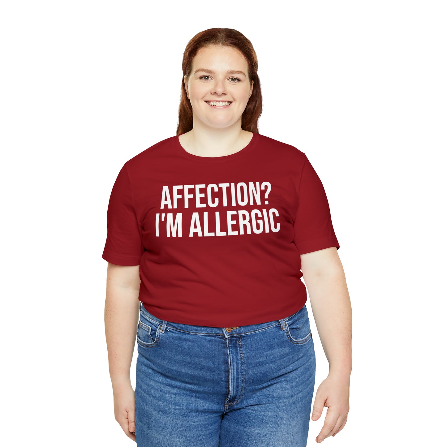 Affection? I'm Allergic Shirt - T-Shirt - Cool Father’s Day Shirt - Funny Dad Shirt - Father Figure Shirt - Entrepreneur - Parenting - Mom - Mothers