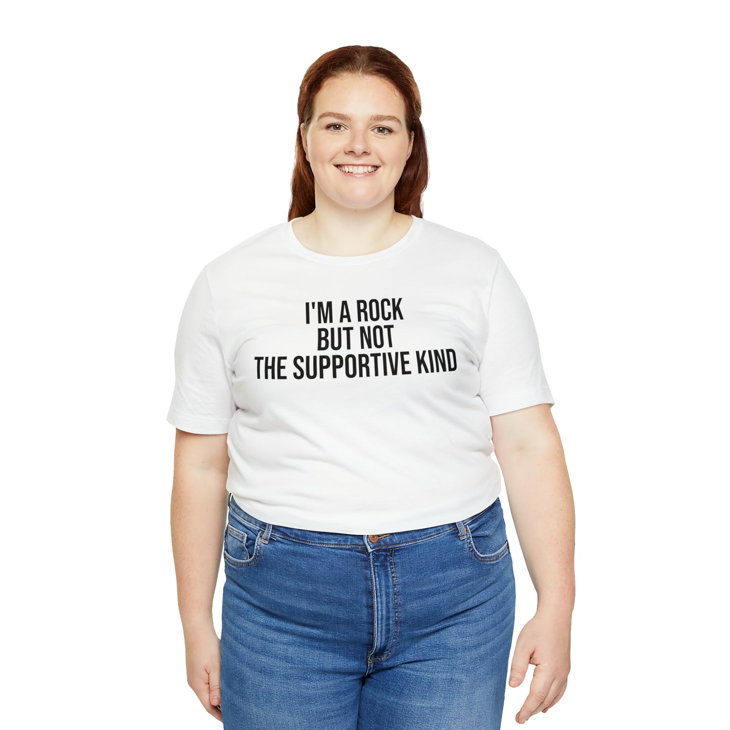 I'm A Rock but Not the Supportive Kind Shirt - T-Shirt - Cool Father’s Day Shirt - Funny Dad Shirt - Father Figure Shirt - Entrepreneur - Parenting - Mom - Mothers