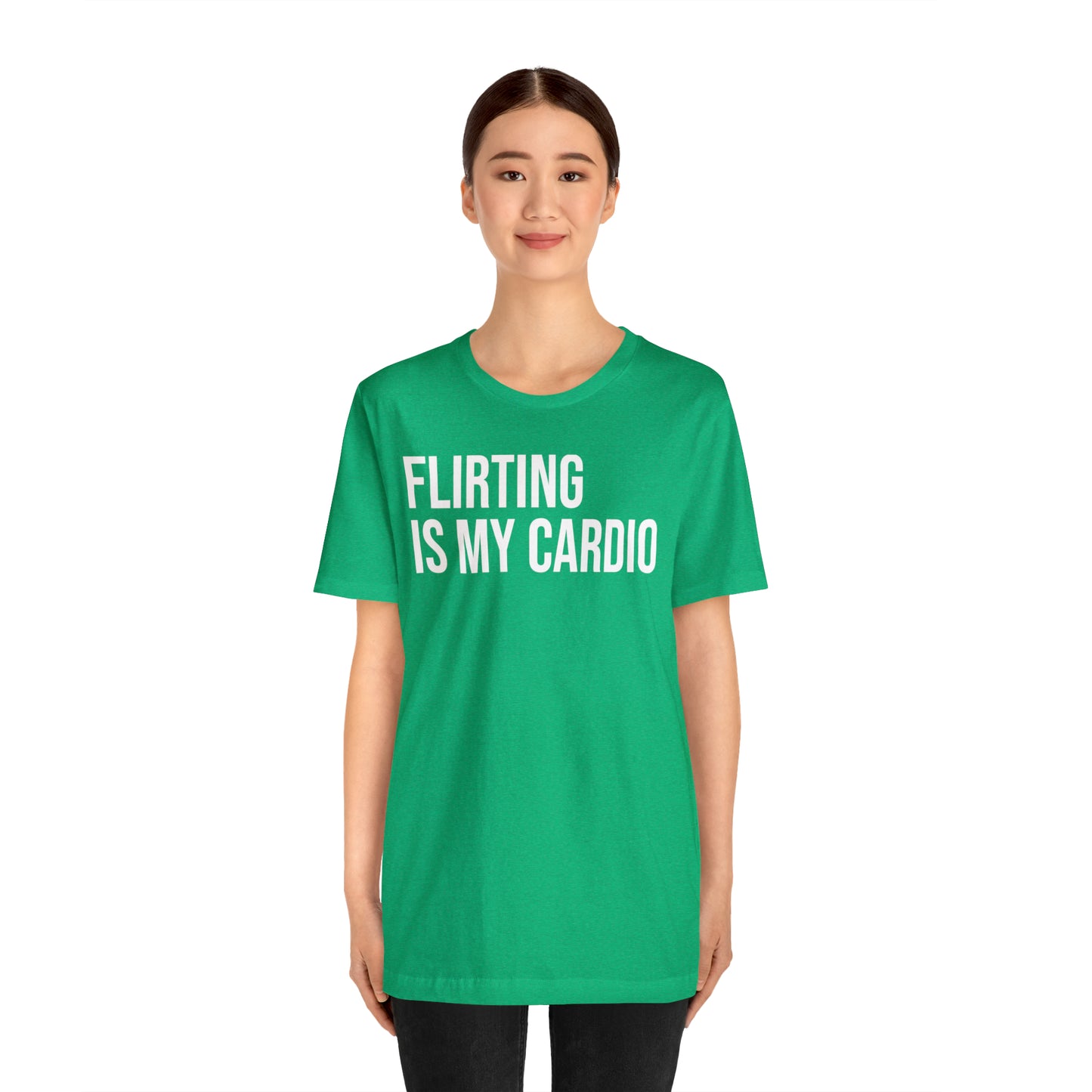 Flirting is My Cardio Shirt - T-Shirt - Cool Father’s Day Shirt - Funny Dad Shirt - Father Figure Shirt - Entrepreneur - Parenting - Mom - Mothers