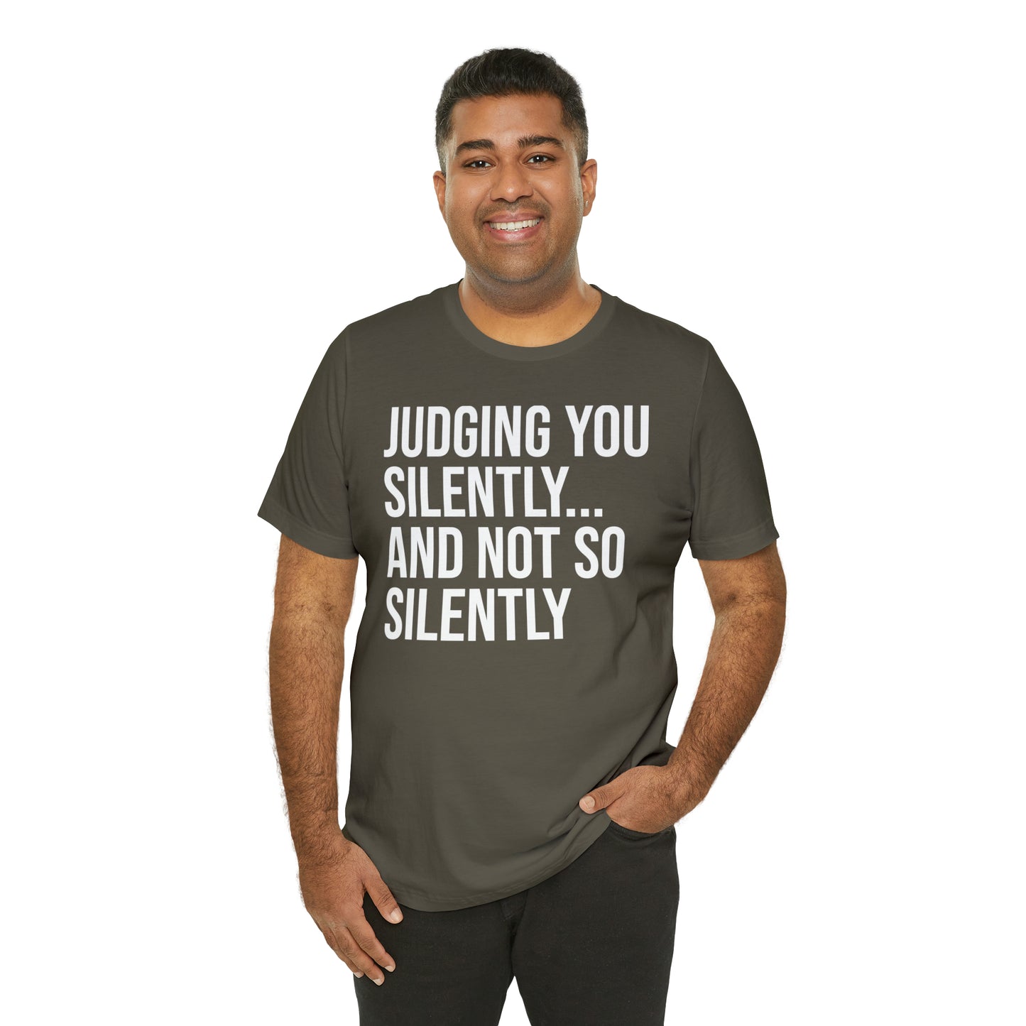 Judging You Silently Shirt - T-Shirt - Cool Father’s Day Shirt - Funny Dad Shirt - Father Figure Shirt - Entrepreneur - Parenting