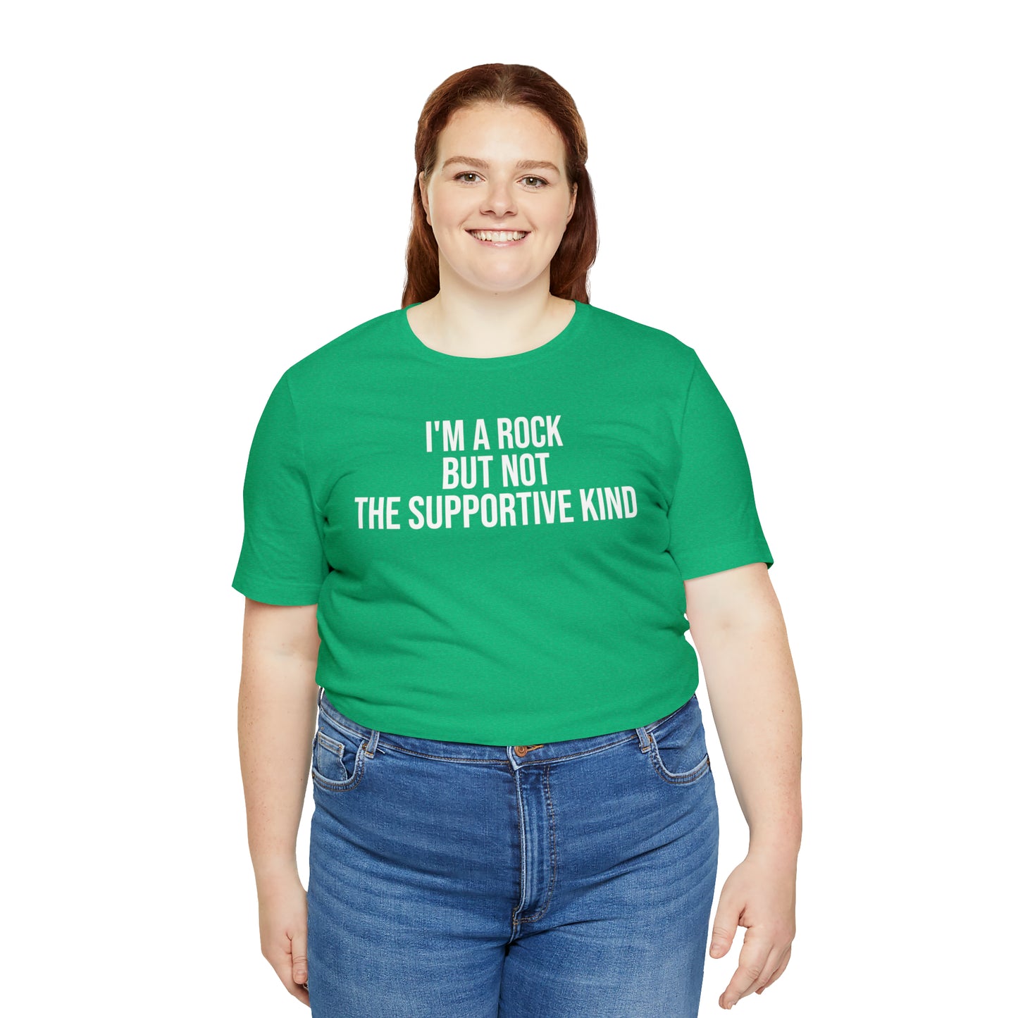 I'm A Rock but Not the Supportive Kind Shirt - T-Shirt - Cool Father’s Day Shirt - Funny Dad Shirt - Father Figure Shirt - Entrepreneur - Parenting - Mom - Mothers