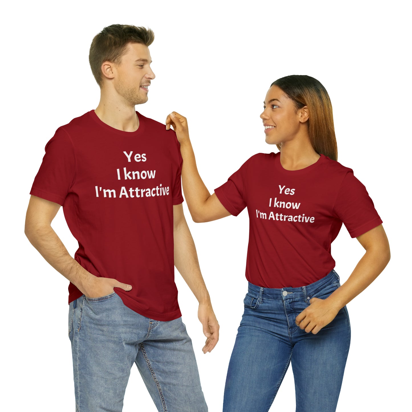 Yes I'm Attractive Dad Shirt - T-Shirt - Cool Father’s Day Shirt - Funny Dad Shirt - Father Figure Shirt