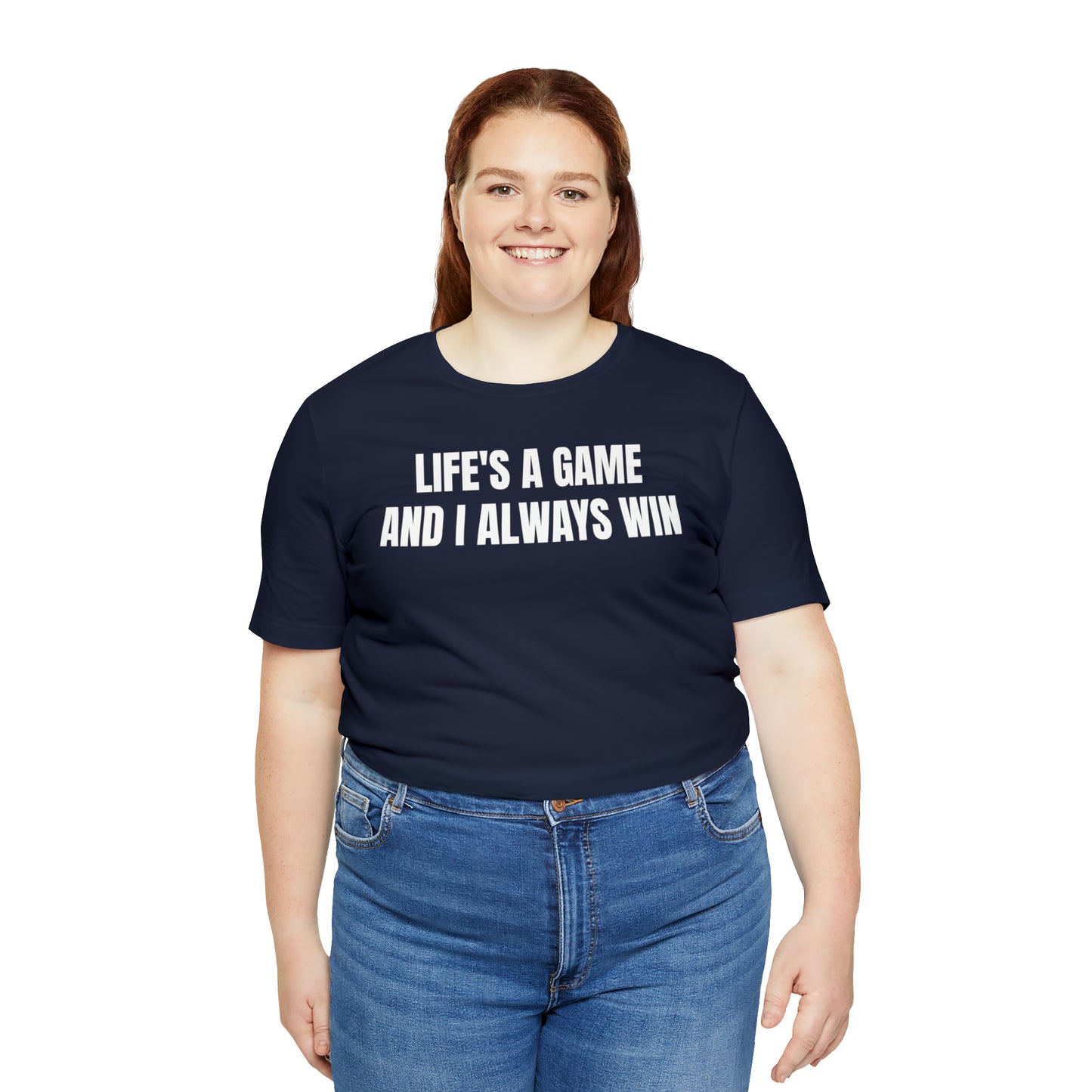 Life's A Game I Always Win Shirt - T-Shirt - Cool Father’s Day Shirt - Funny Dad Shirt - Father Figure Shirt - Entrepreneur - Parenting