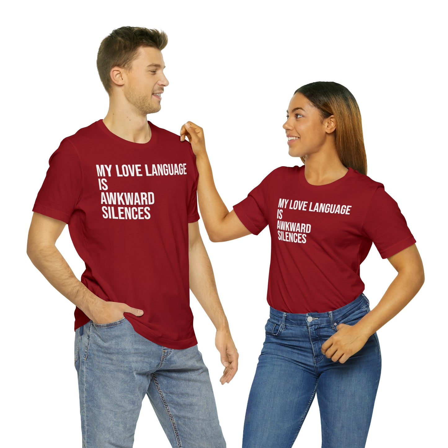 My Love Language Is Awkward Silences Shirt - T-Shirt - Cool Father’s Day Shirt - Funny Dad Shirt - Father Figure Shirt - Entrepreneur - Parenting