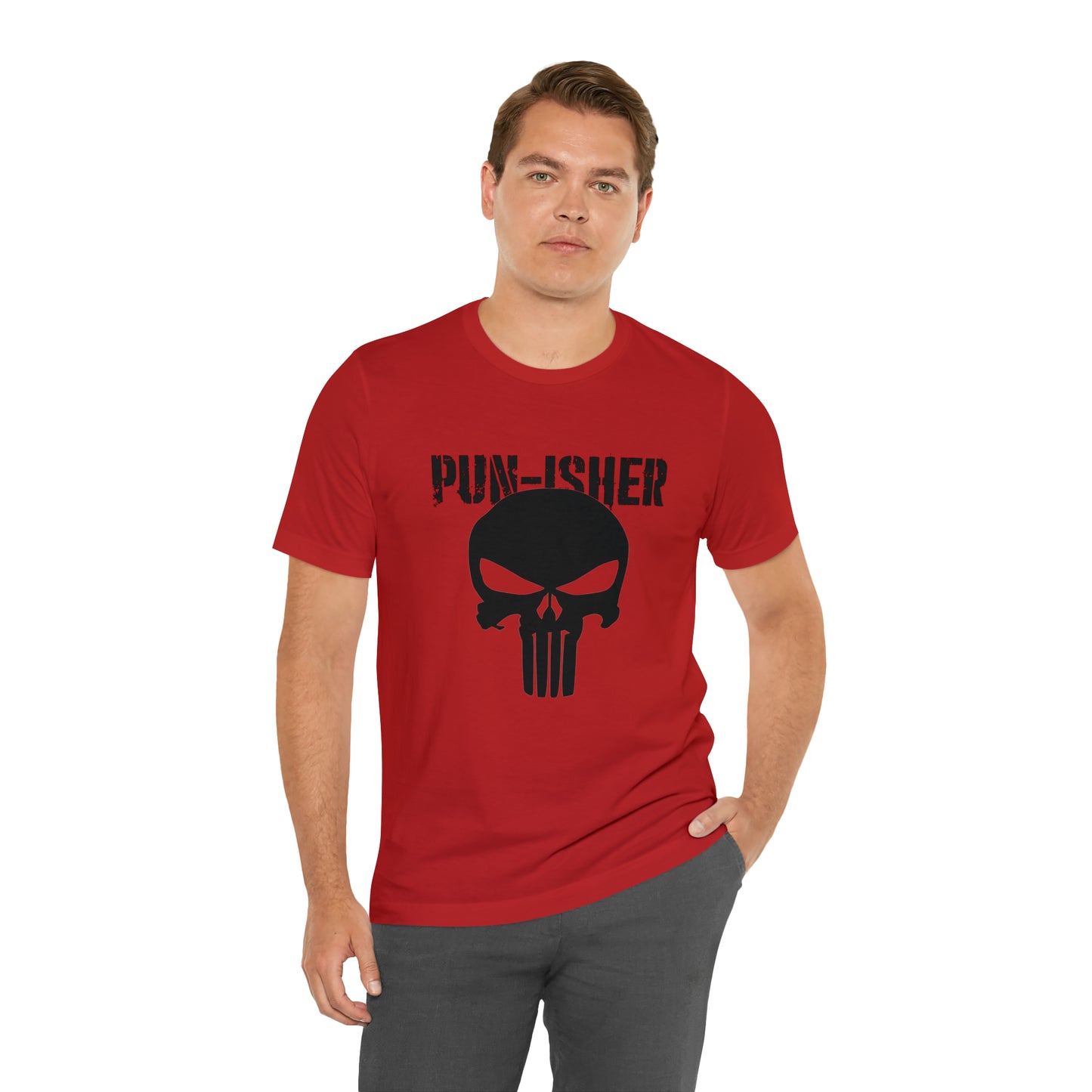 Pun-Isher Punisher Pun Dad Shirt - T-Shirt - Cool Father’s Day Shirt - Funny Dad Shirt - Father Figure Shirt