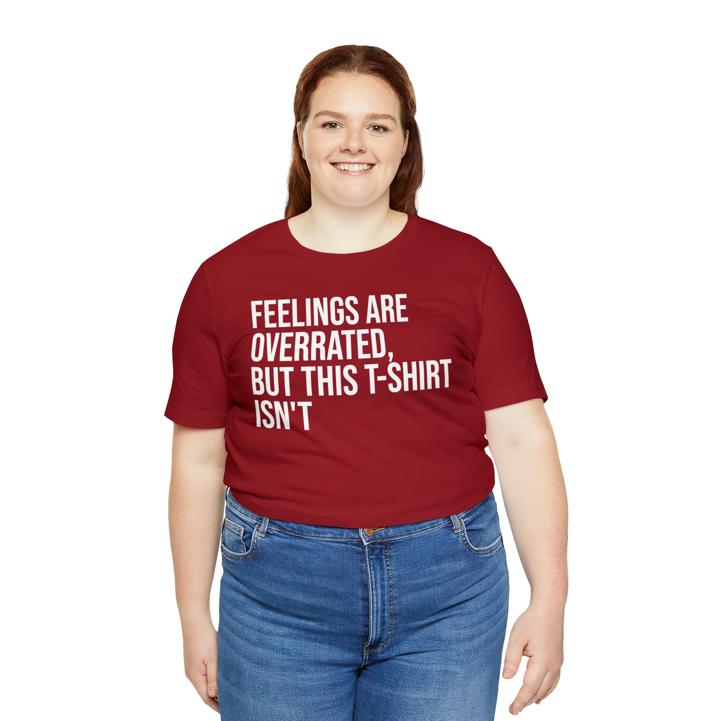 Feelings Are Overrated Shirt - T-Shirt - Cool Father’s Day Shirt - Funny Dad Shirt - Father Figure Shirt - Entrepreneur - Parenting