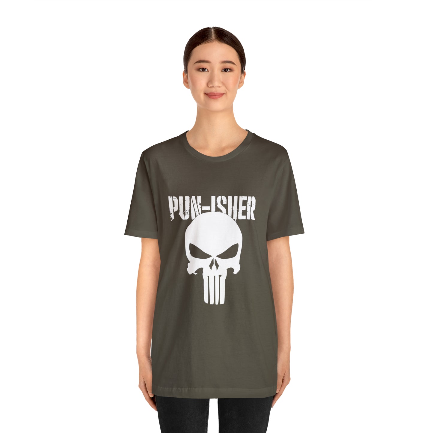 Pun-Isher Punisher Pun Dad Shirt - T-Shirt - Cool Father’s Day Shirt - Funny Dad Shirt - Father Figure Shirt