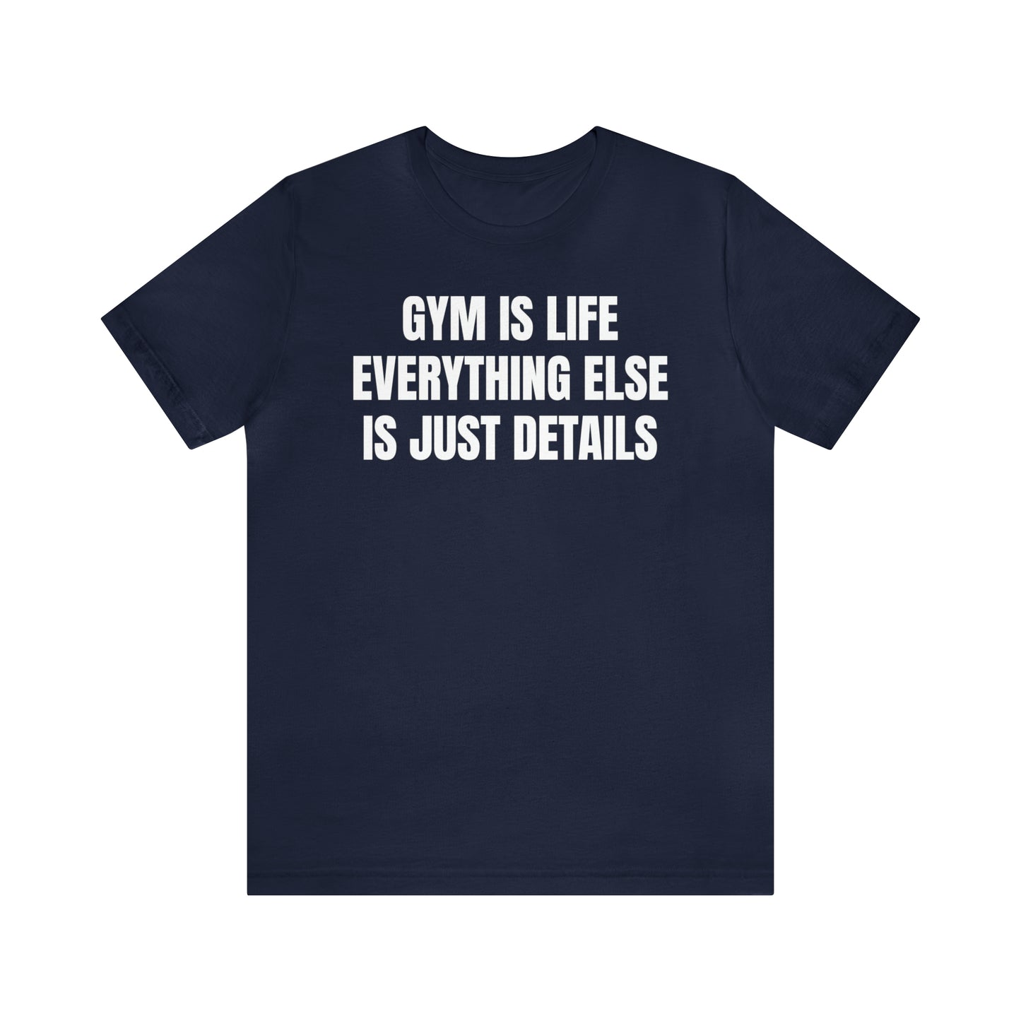 Gym Is Life Shirt - T-Shirt - Cool Father’s Day Shirt - Funny Dad Shirt - Father Figure Shirt - Entrepreneur - Parenting - Mom - Mothers