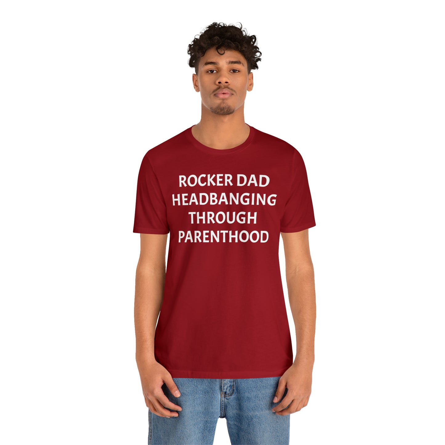 Rocker Dad Headbanging Parenthood - T-Shirt - Cool Father’s Day Shirt - Funny Dad Shirt - Father Figure Shirt - Entrepreneur -  Parenting