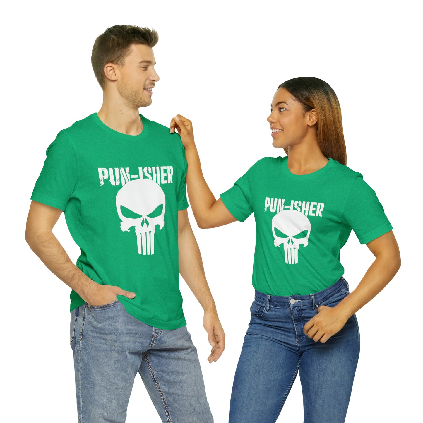 Pun-Isher Punisher Pun Dad Shirt - T-Shirt - Cool Father’s Day Shirt - Funny Dad Shirt - Father Figure Shirt