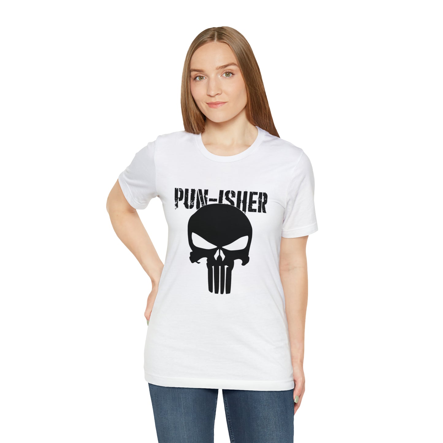 Pun-Isher Punisher Pun Dad Shirt - T-Shirt - Cool Father’s Day Shirt - Funny Dad Shirt - Father Figure Shirt