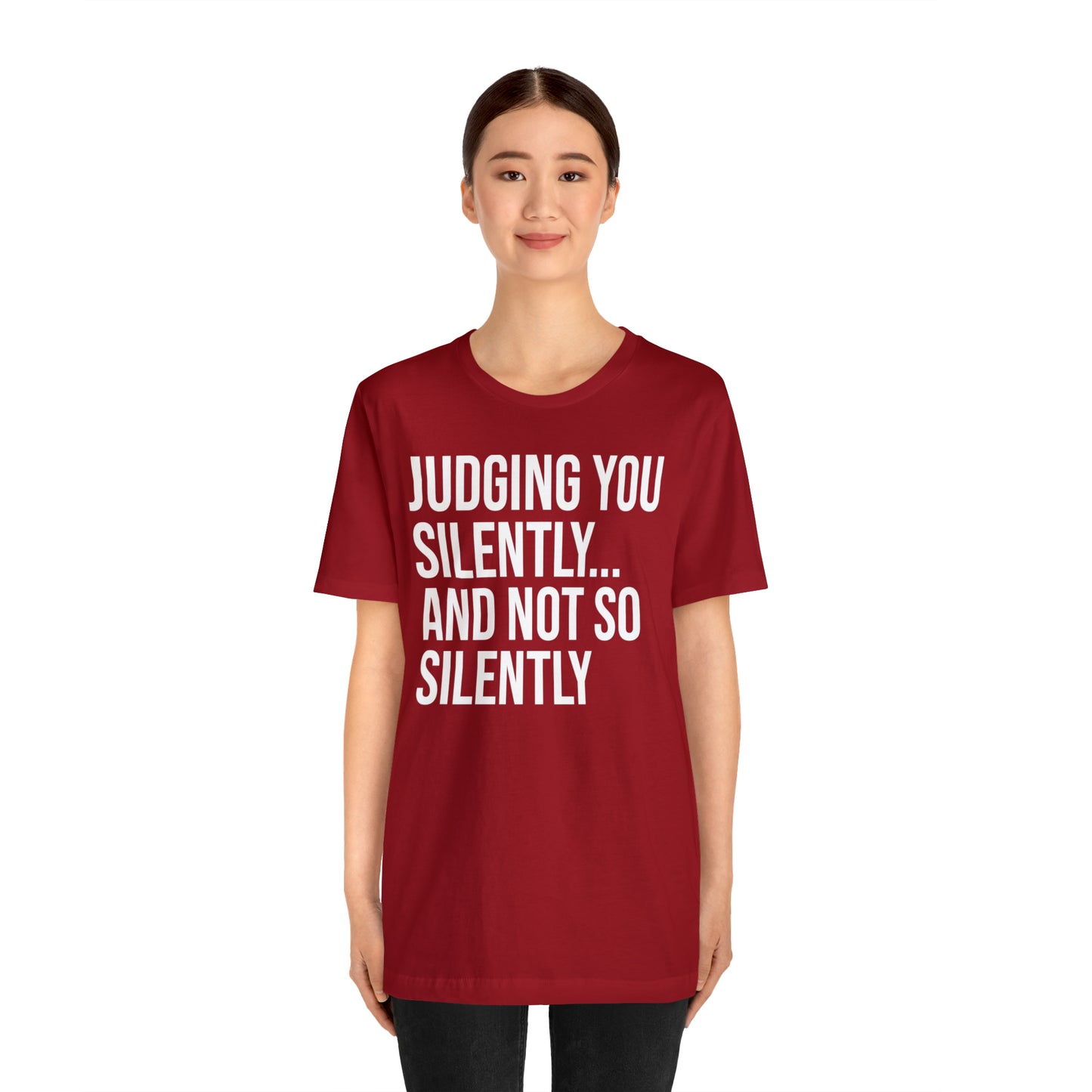 Judging You Silently Shirt - T-Shirt - Cool Father’s Day Shirt - Funny Dad Shirt - Father Figure Shirt - Entrepreneur - Parenting