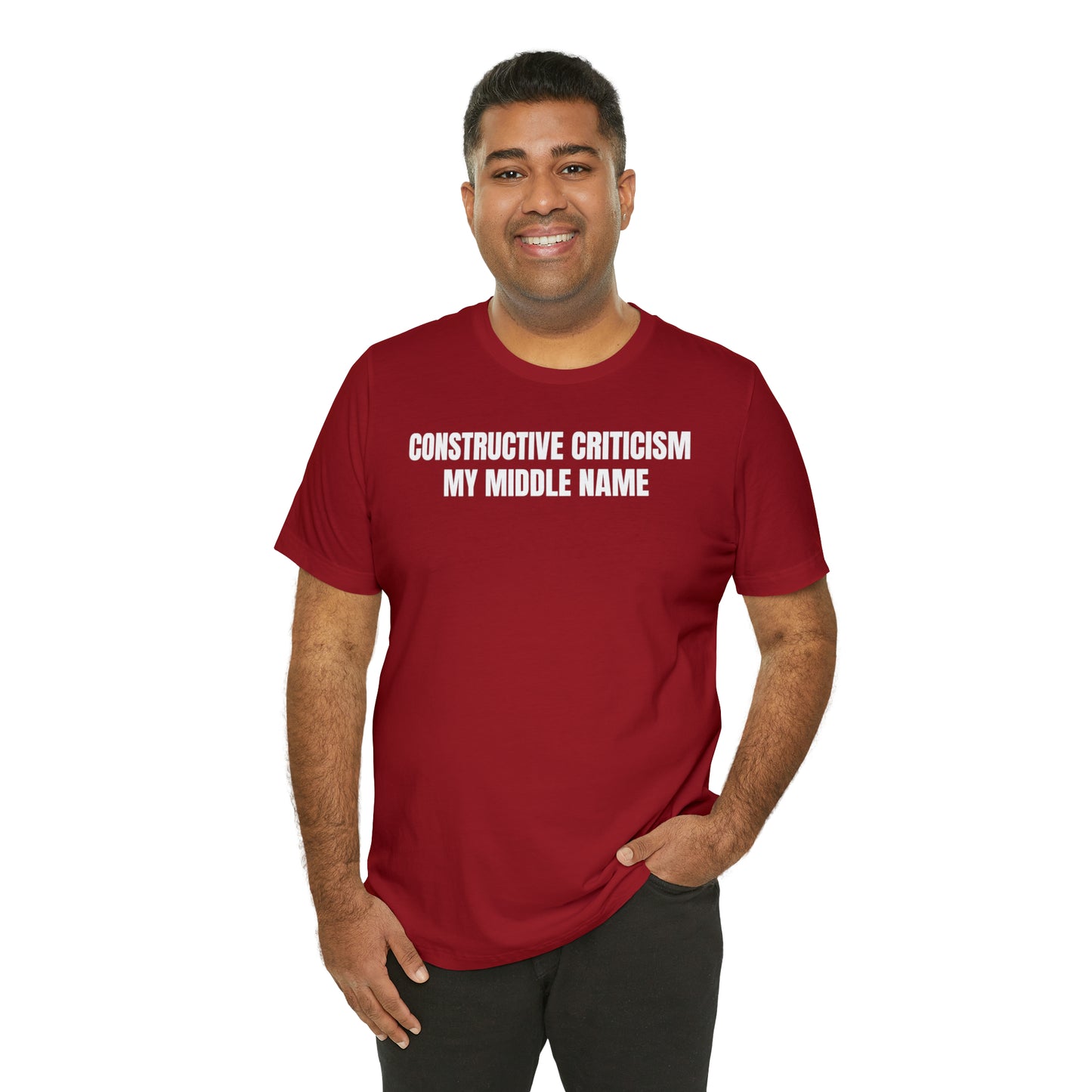 Constructive Criticism My Middle Name Shirt - T-Shirt - Cool Father’s Day Shirt - Funny Dad Shirt - Father Figure Shirt - Entrepreneur - Parenting