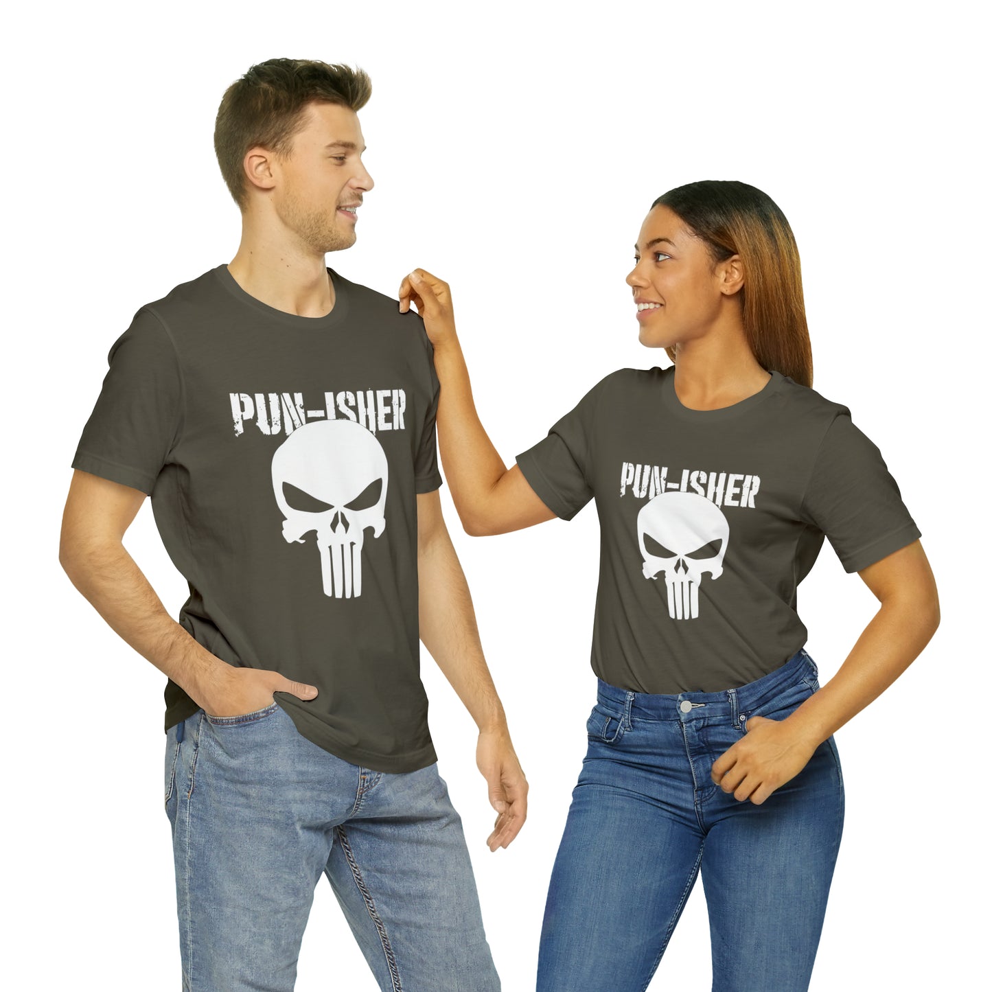 Pun-Isher Punisher Pun Dad Shirt - T-Shirt - Cool Father’s Day Shirt - Funny Dad Shirt - Father Figure Shirt