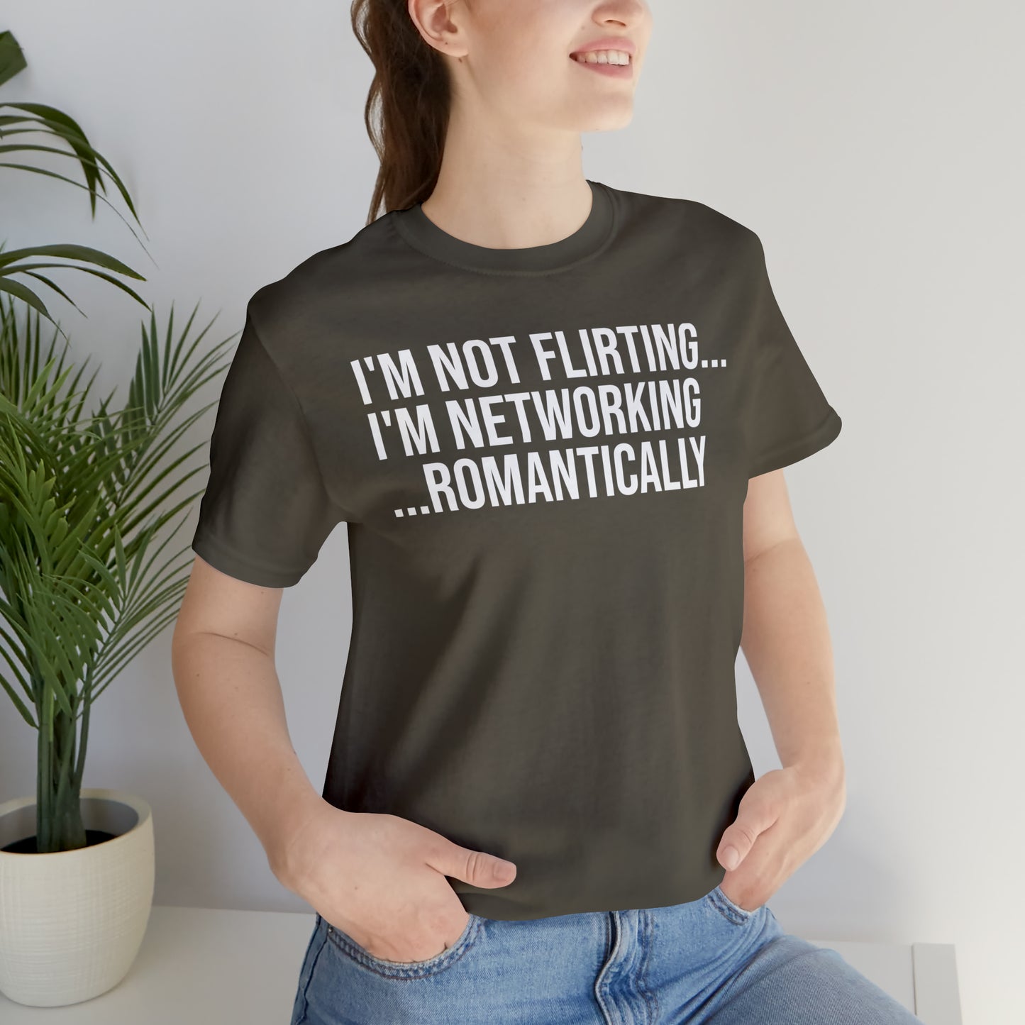 I'm Not Flirting I'm Networking Shirt - T-Shirt - Cool Father’s Day Shirt - Funny Dad Shirt - Father Figure Shirt - Entrepreneur - Parenting